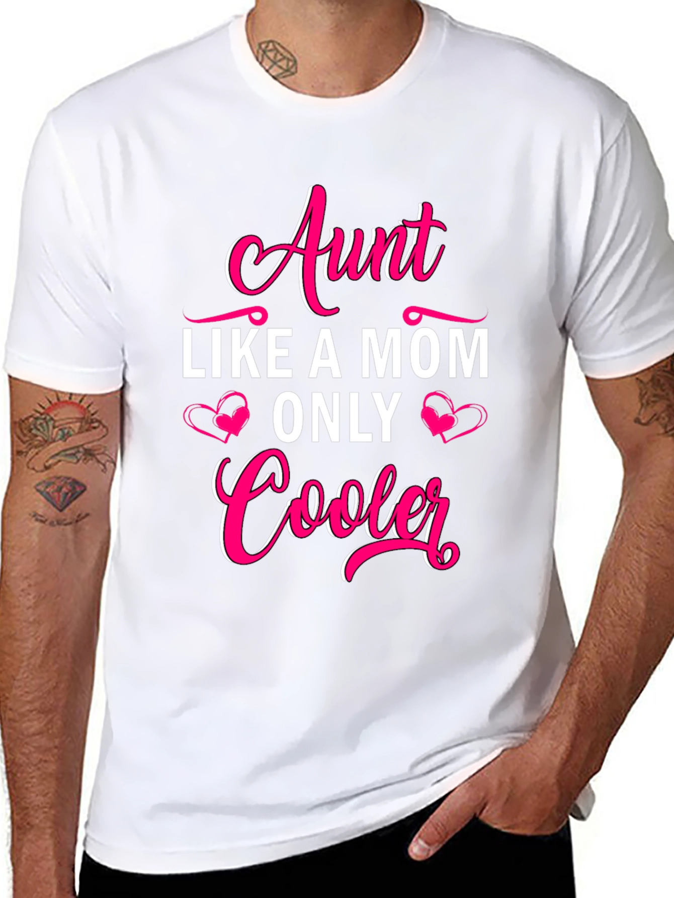 Aunt Like a Mom Only Cooler T-Shirt