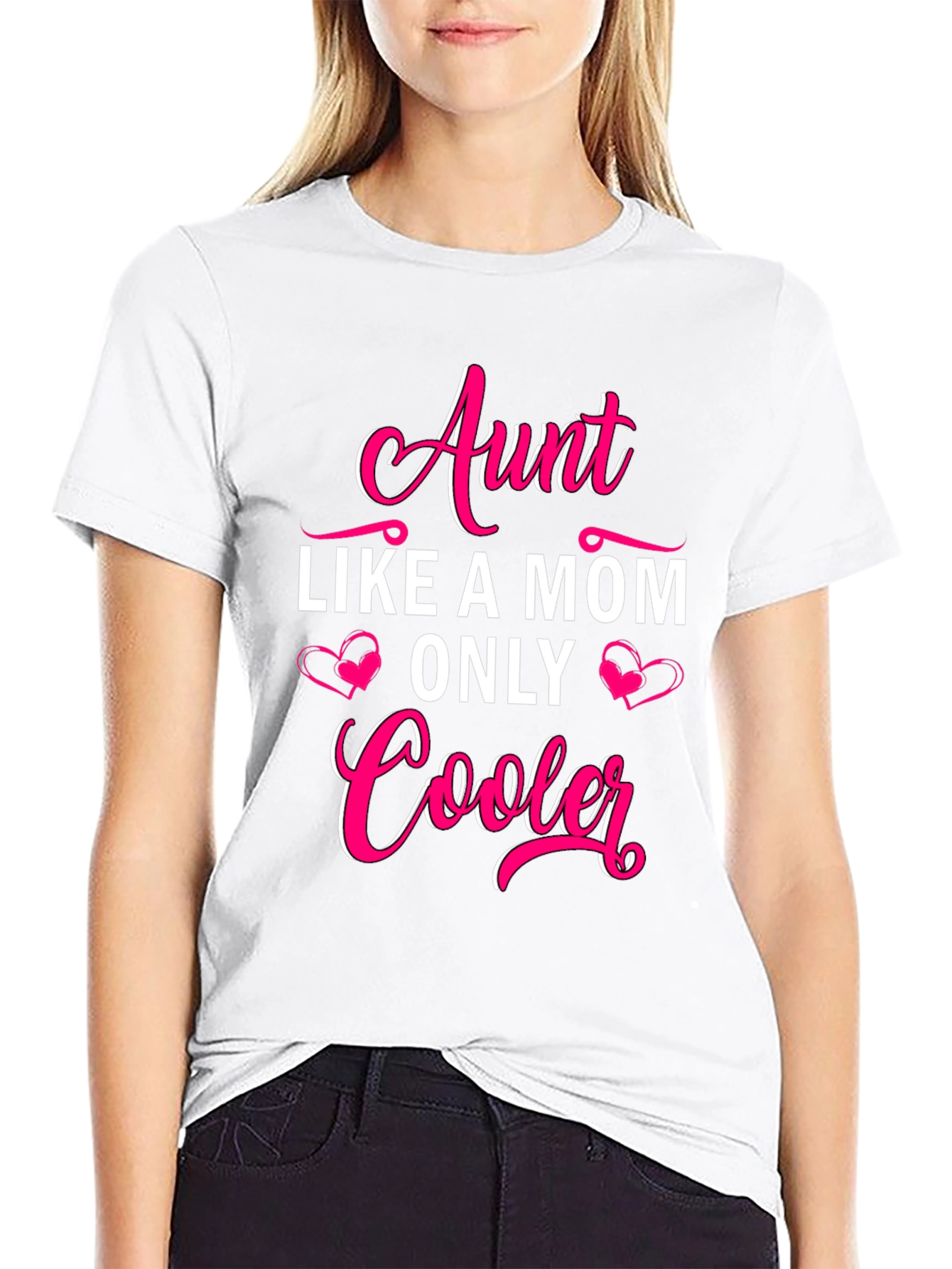 Aunt Like a Mom Only Cooler T-Shirt