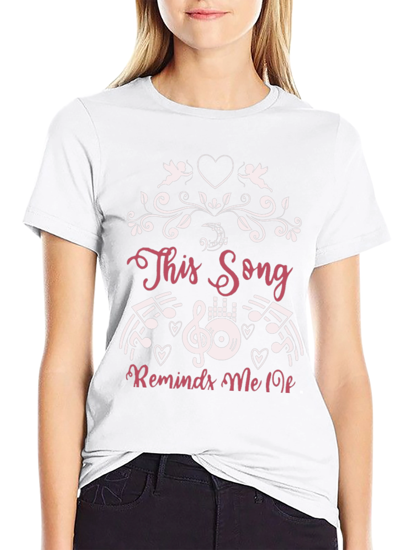 Music Lovers Tee: This Song Graphic Print