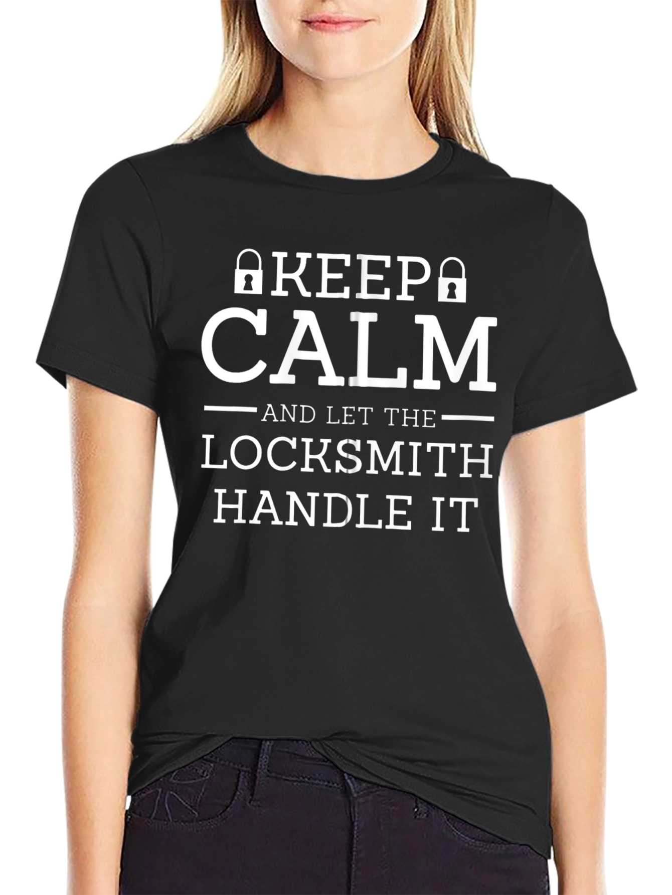 Keep Calm Locksmith T-Shirt Funny Occupation Tee