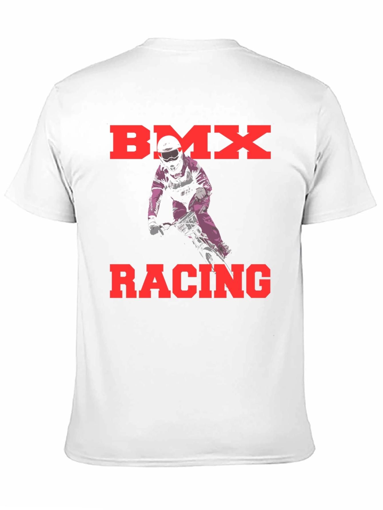 BMX Racing Graphic T-Shirt - Black