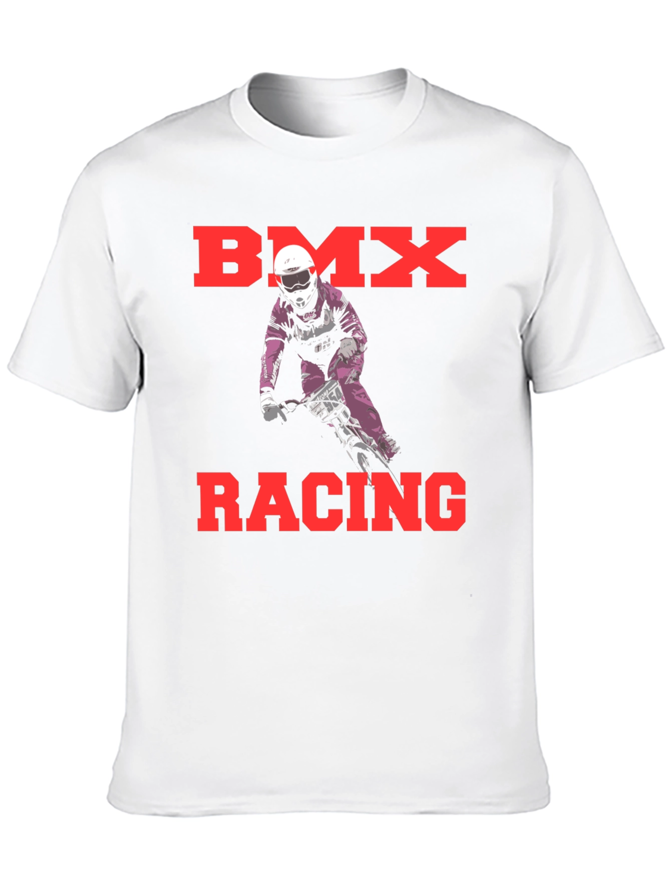 BMX Racing Graphic T-Shirt - Black