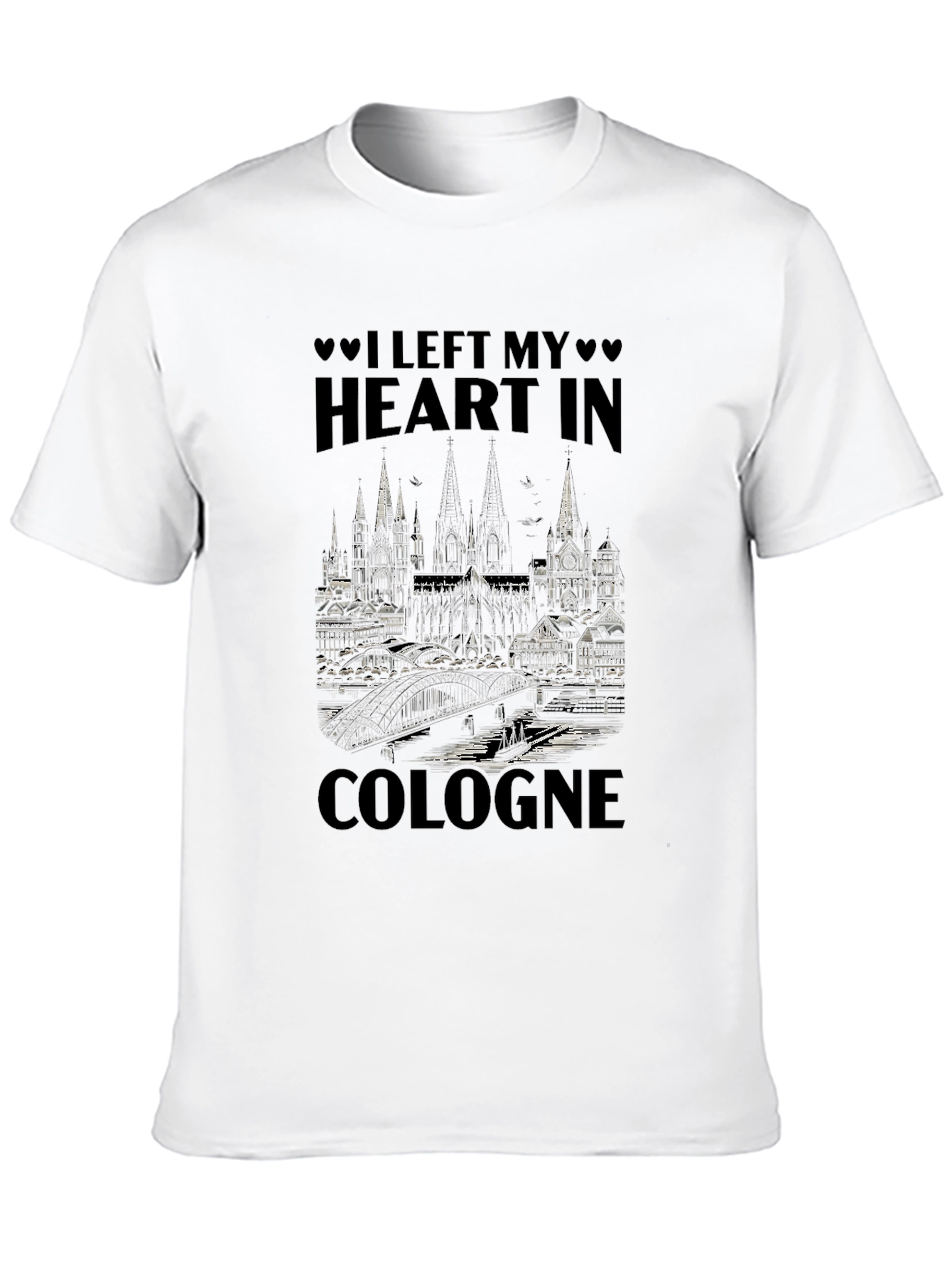Cologne Cityscape Graphic T-Shirt