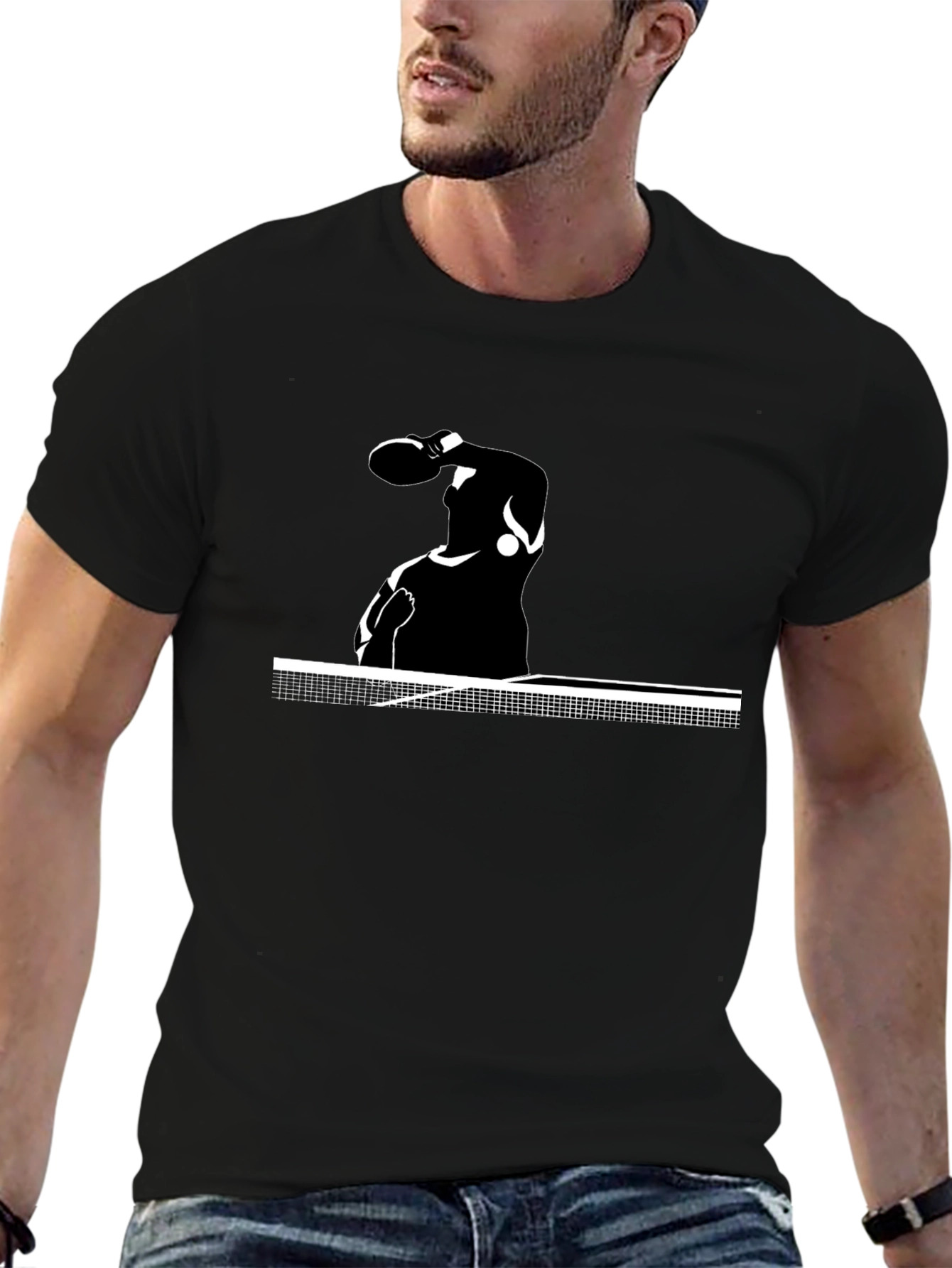 Ping Pong Player Graphic Tee