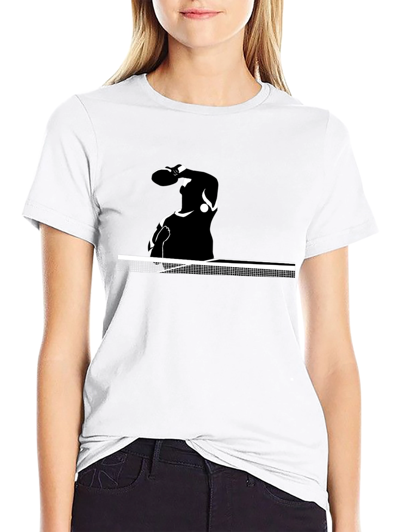 Ping Pong Player Graphic Tee