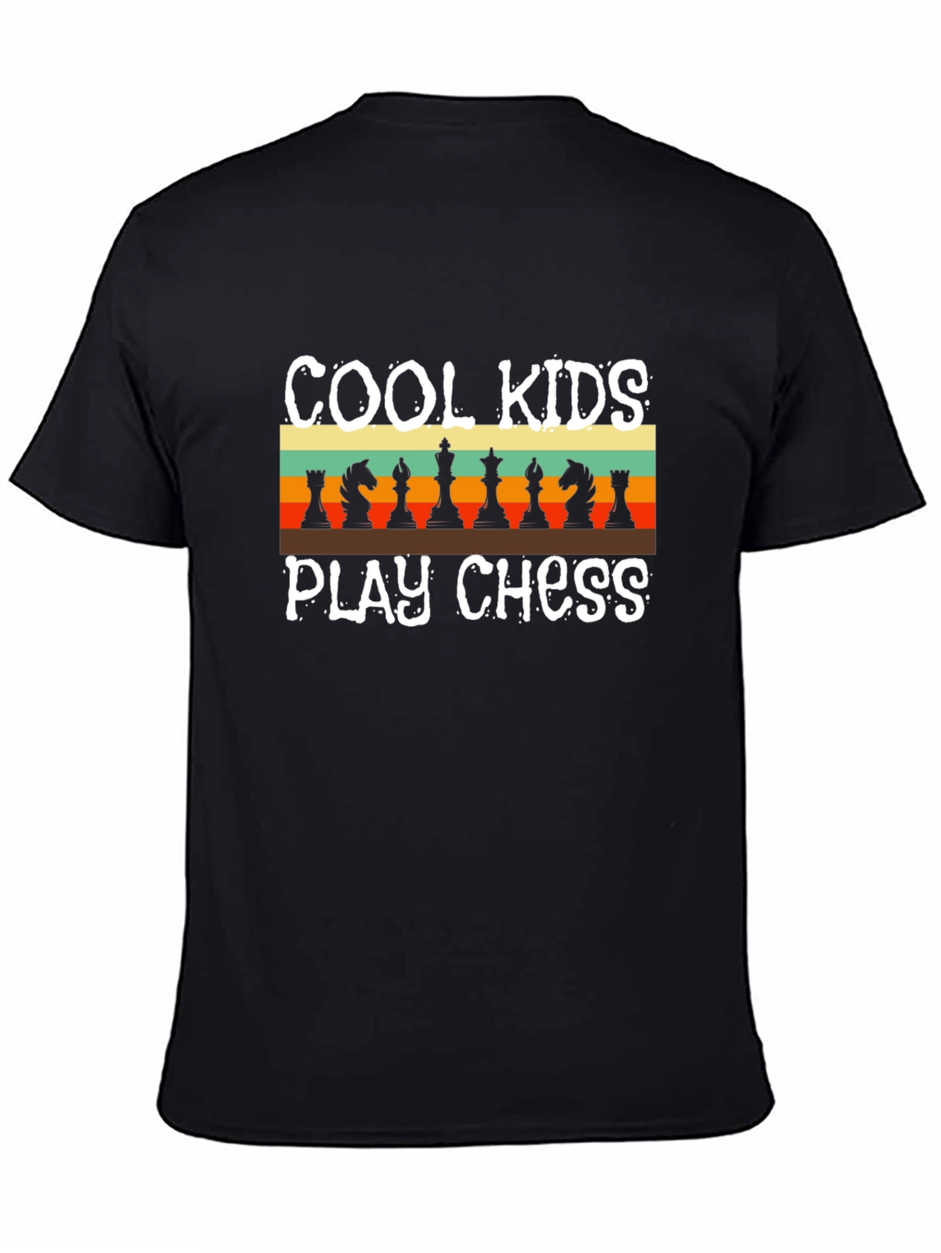 Cool Kids Play Chess Retro T-Shirt
