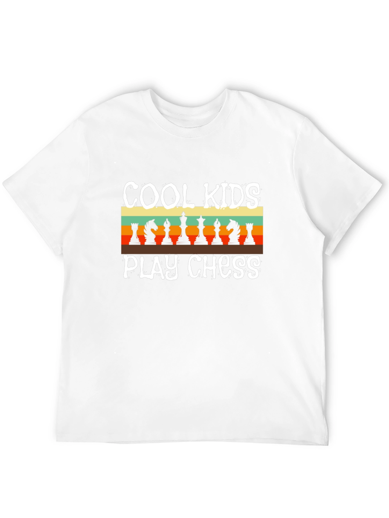 Cool Kids Play Chess Retro T-Shirt