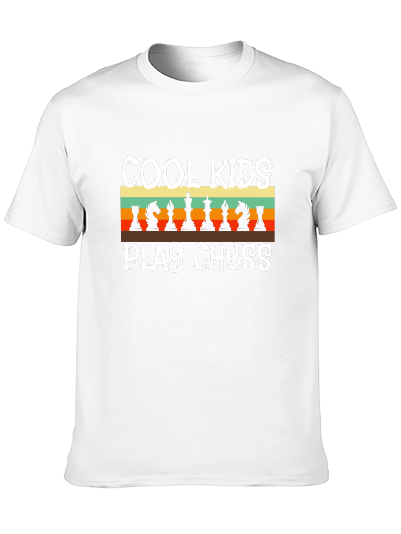 Cool Kids Play Chess Retro T-Shirt