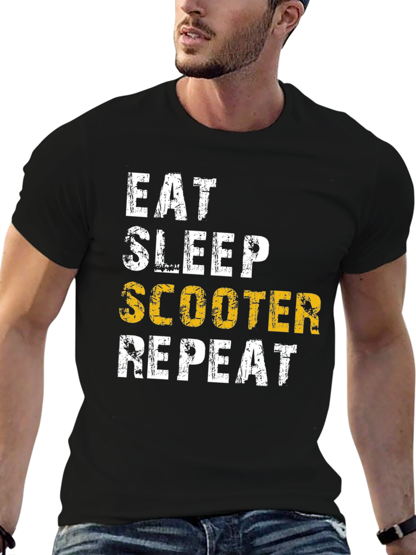 Eat Sleep Scooter Repeat T-Shirt