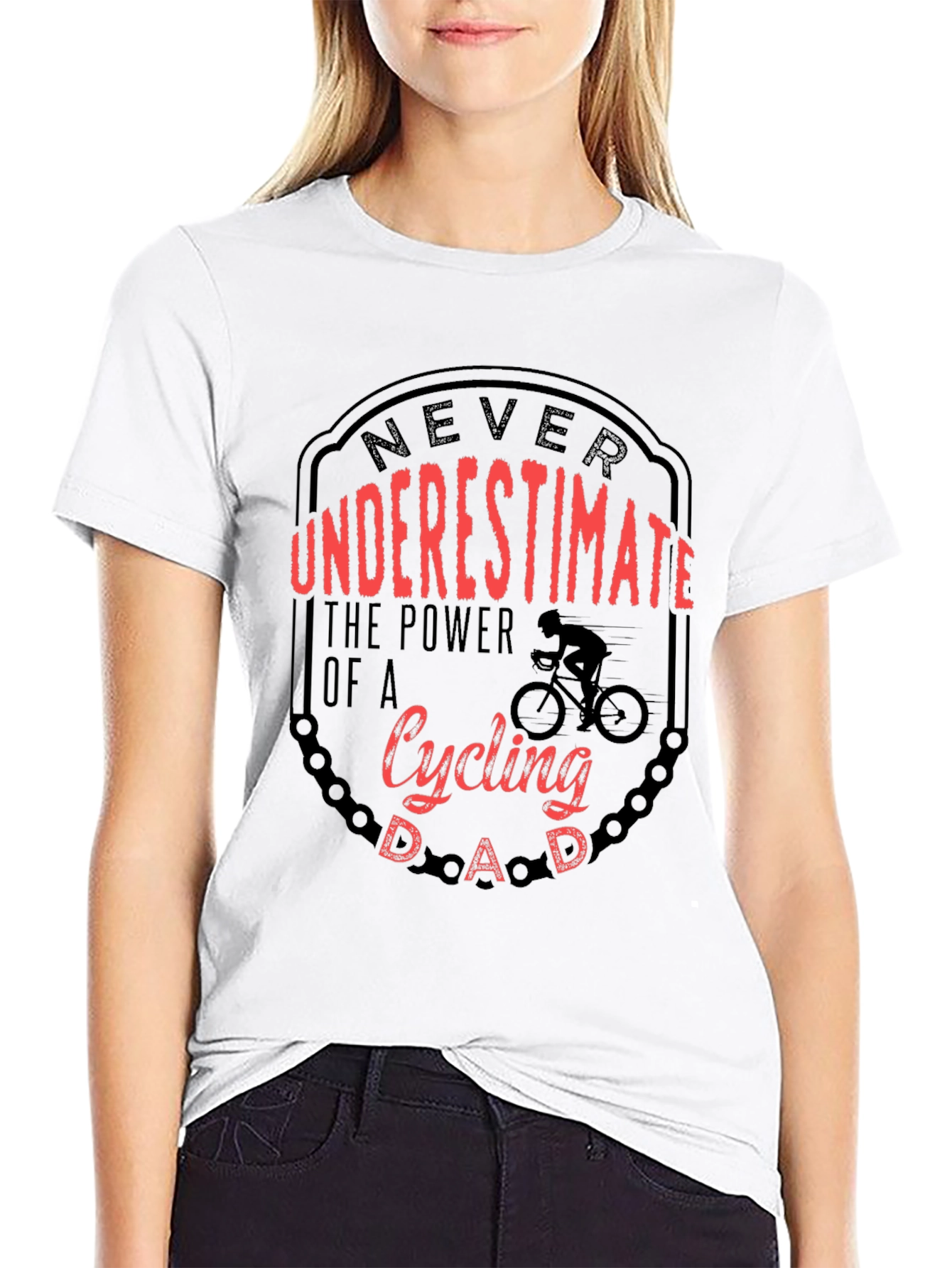 Cycling Dad T-Shirt - Never Underestimate