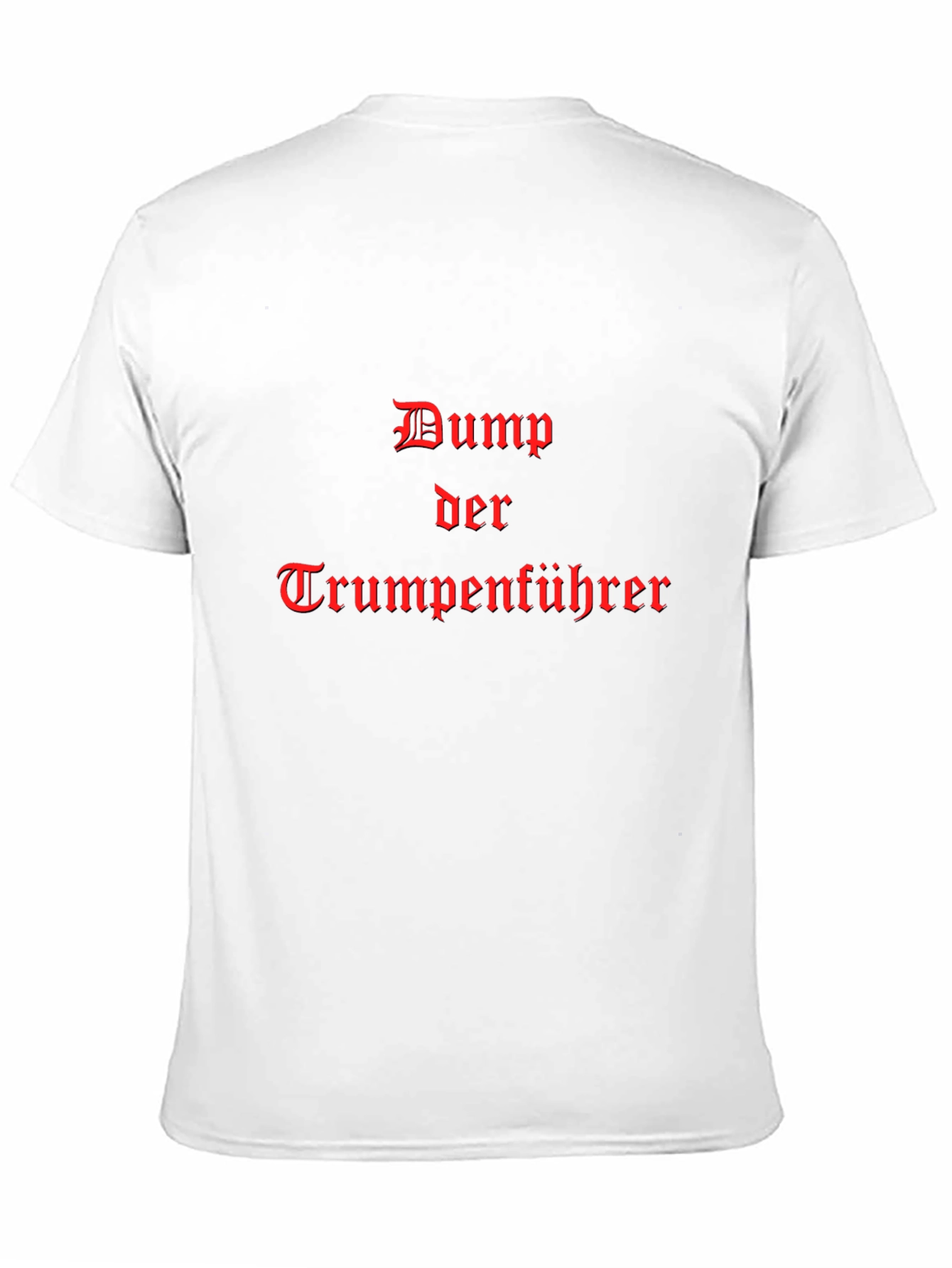 Dump Der Trumpenfuhrer Black Graphic Tee