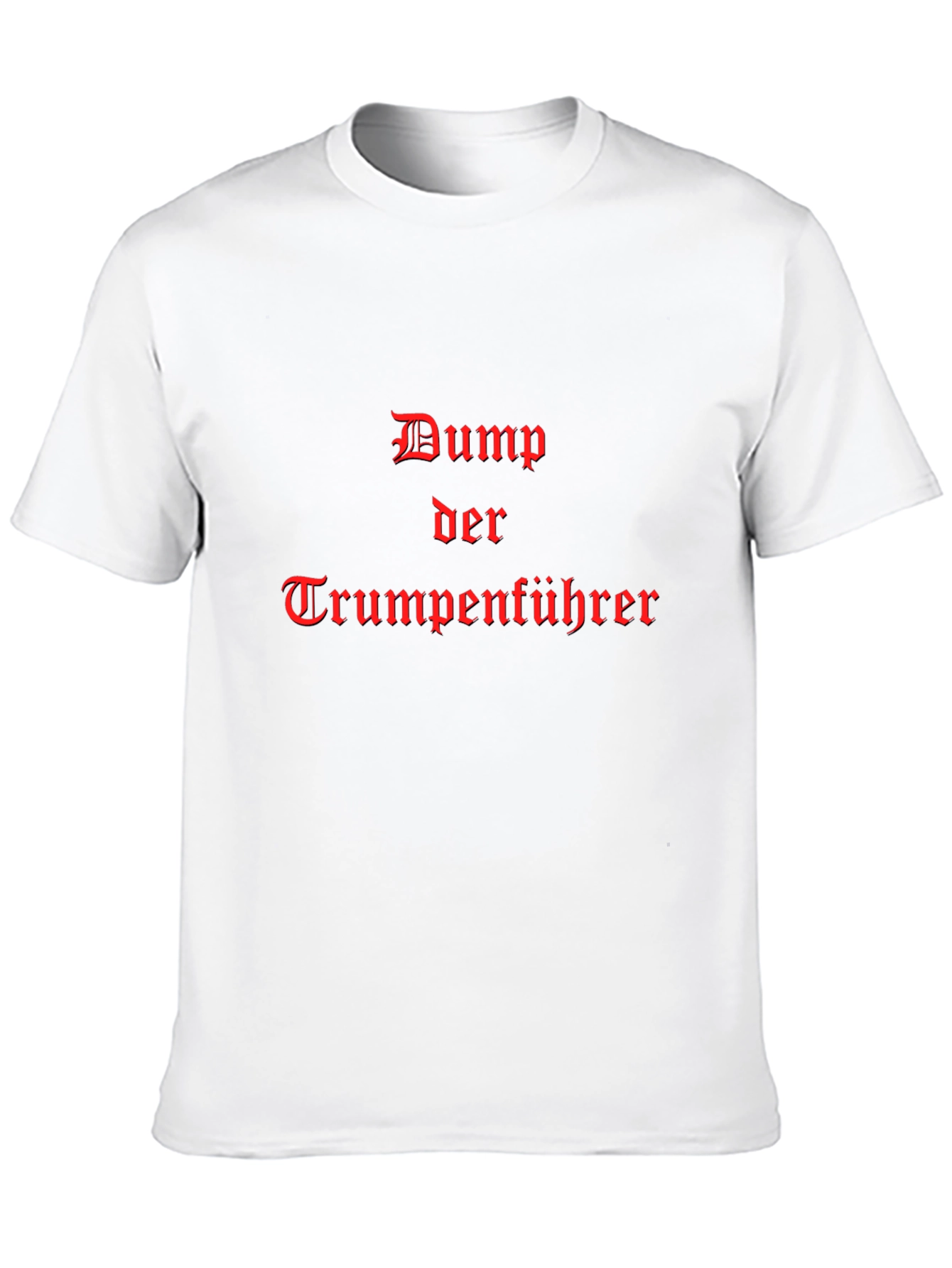 Dump Der Trumpenfuhrer Black Graphic Tee