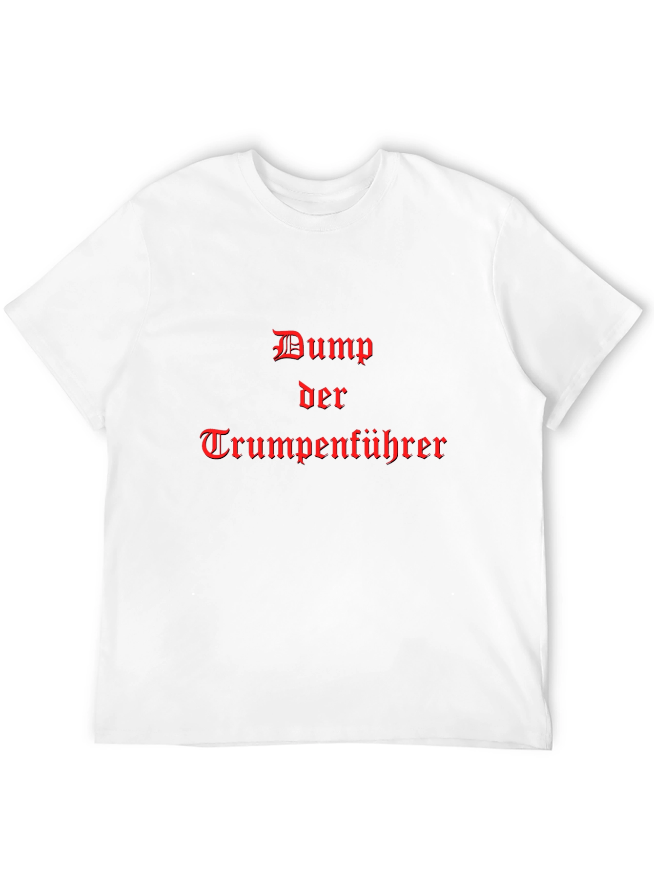 Dump Der Trumpenfuhrer Black Graphic Tee