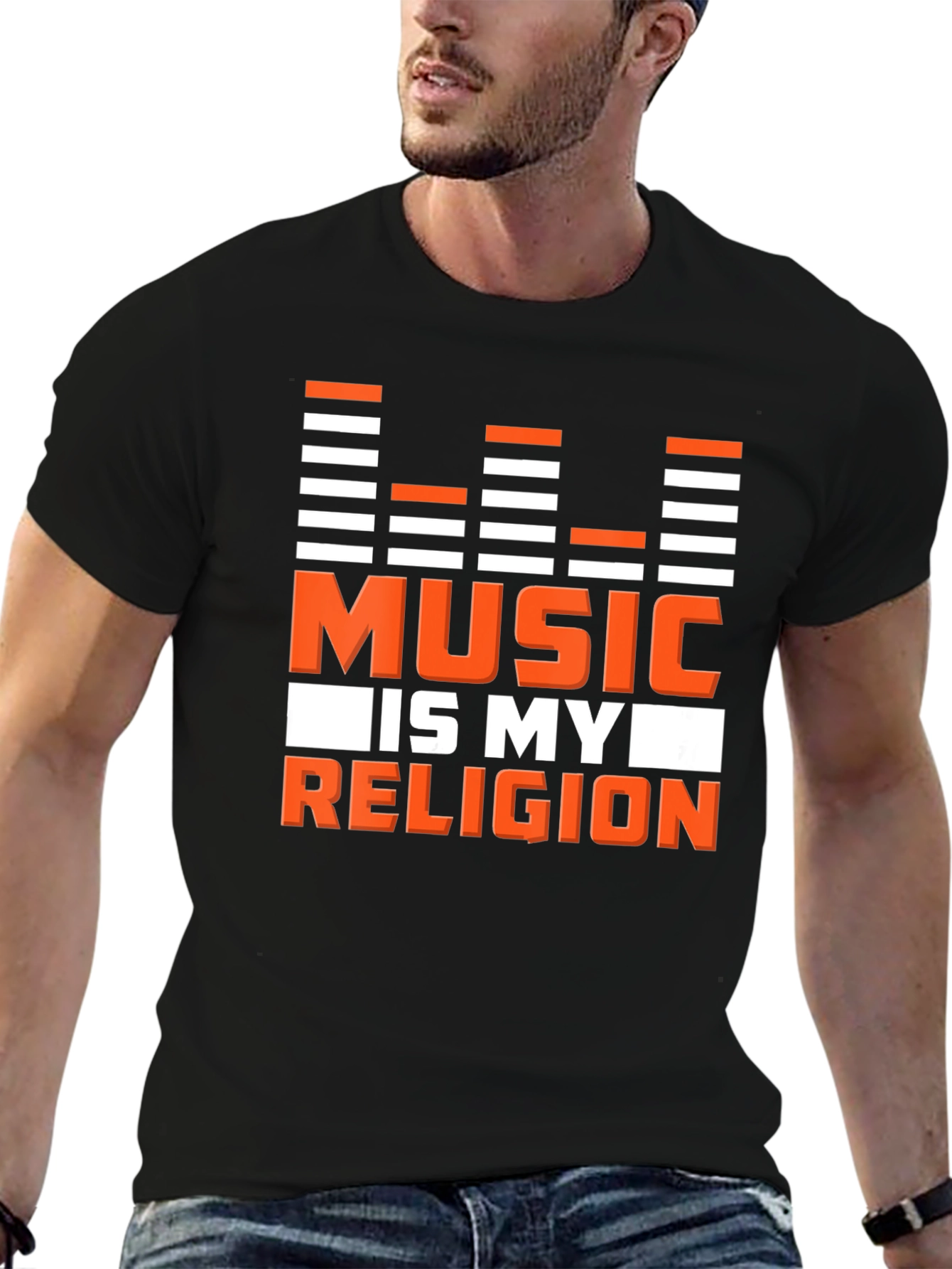 Music is My Religion Graphic T-Shirt