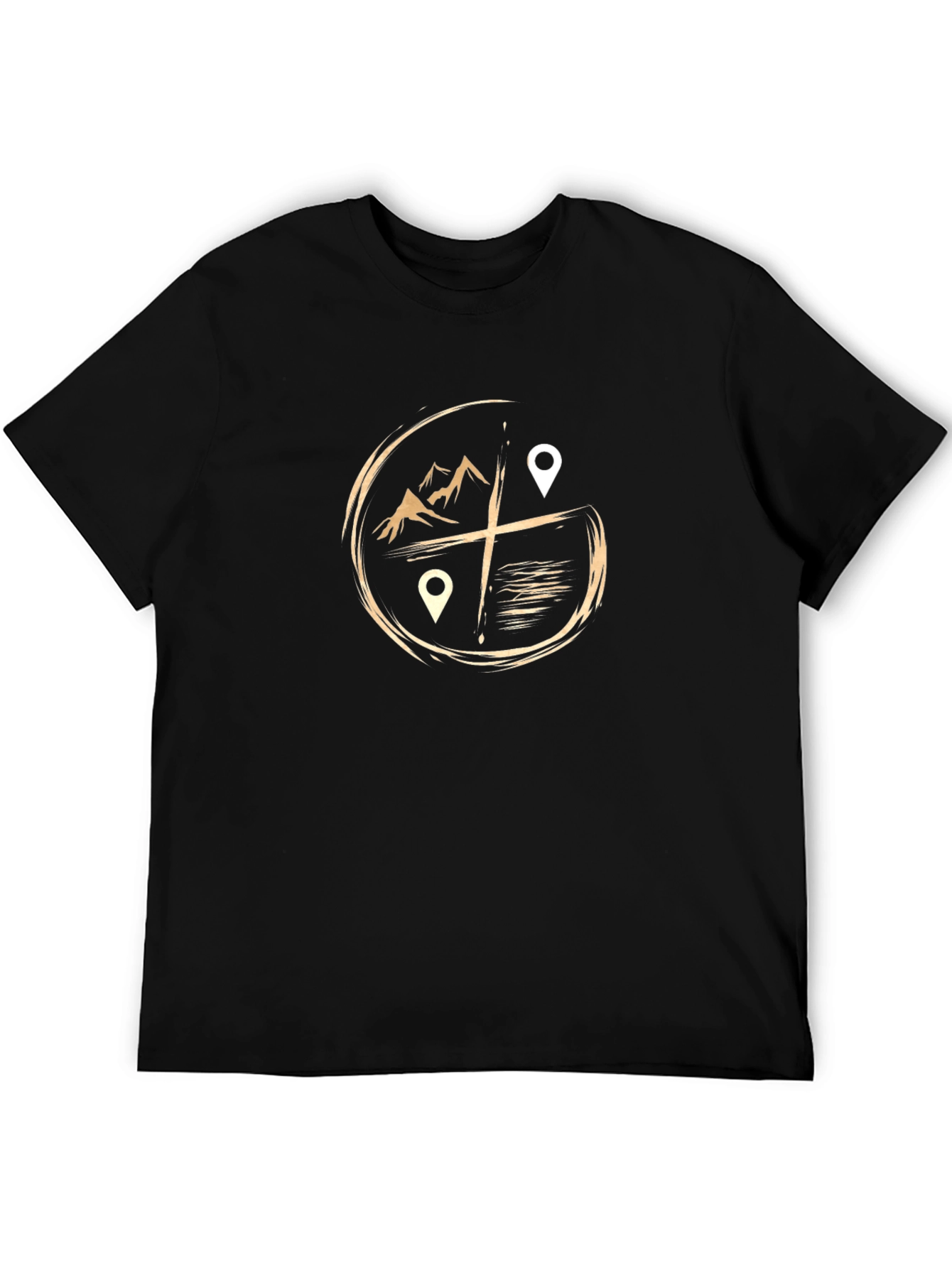 Adventure Ready Black Graphic T-Shirt