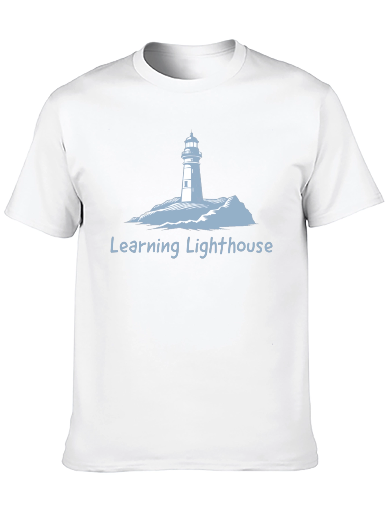 Learning Lighthouse Black T-Shirt