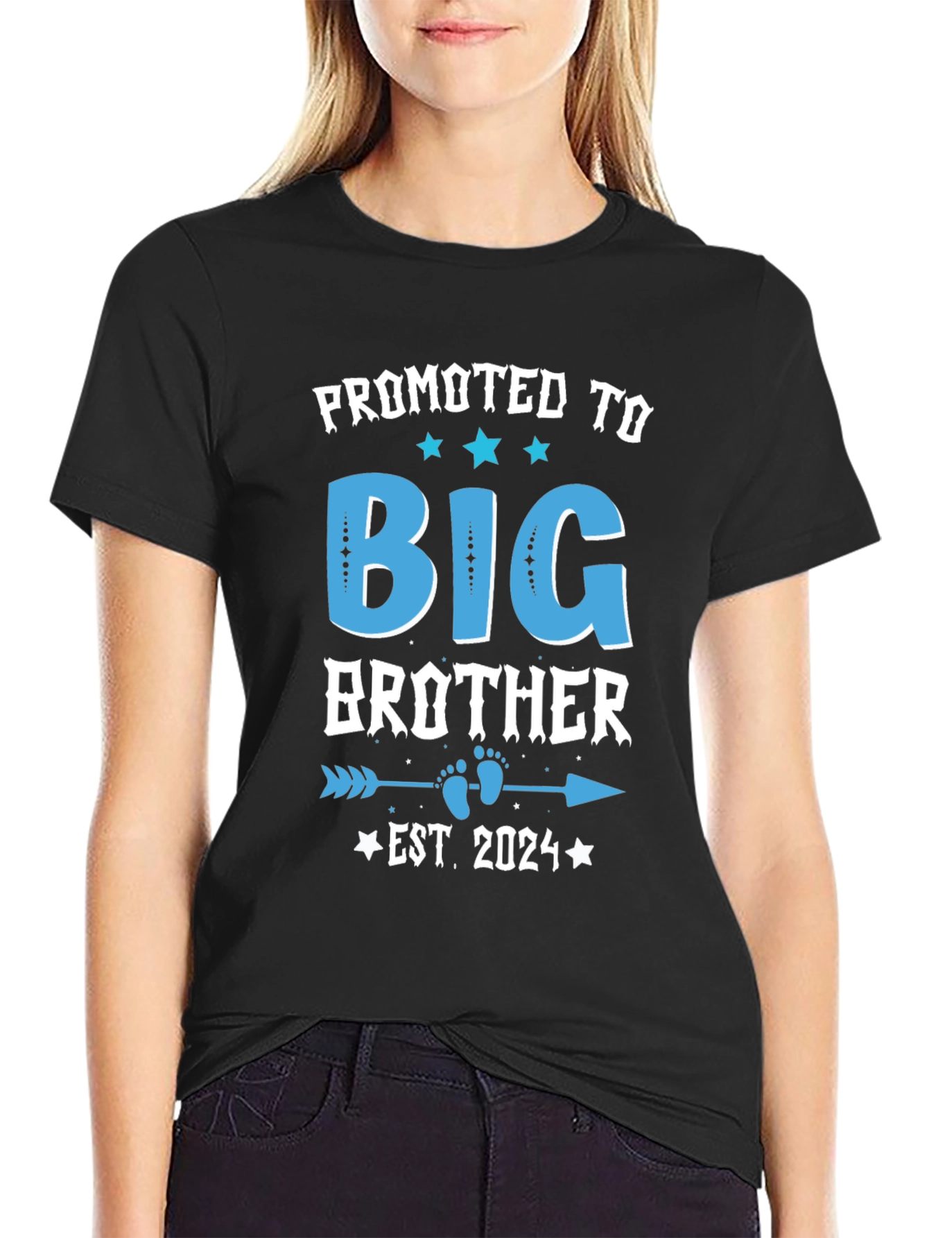 Promoted to Big Brother Est. 2024 Tee