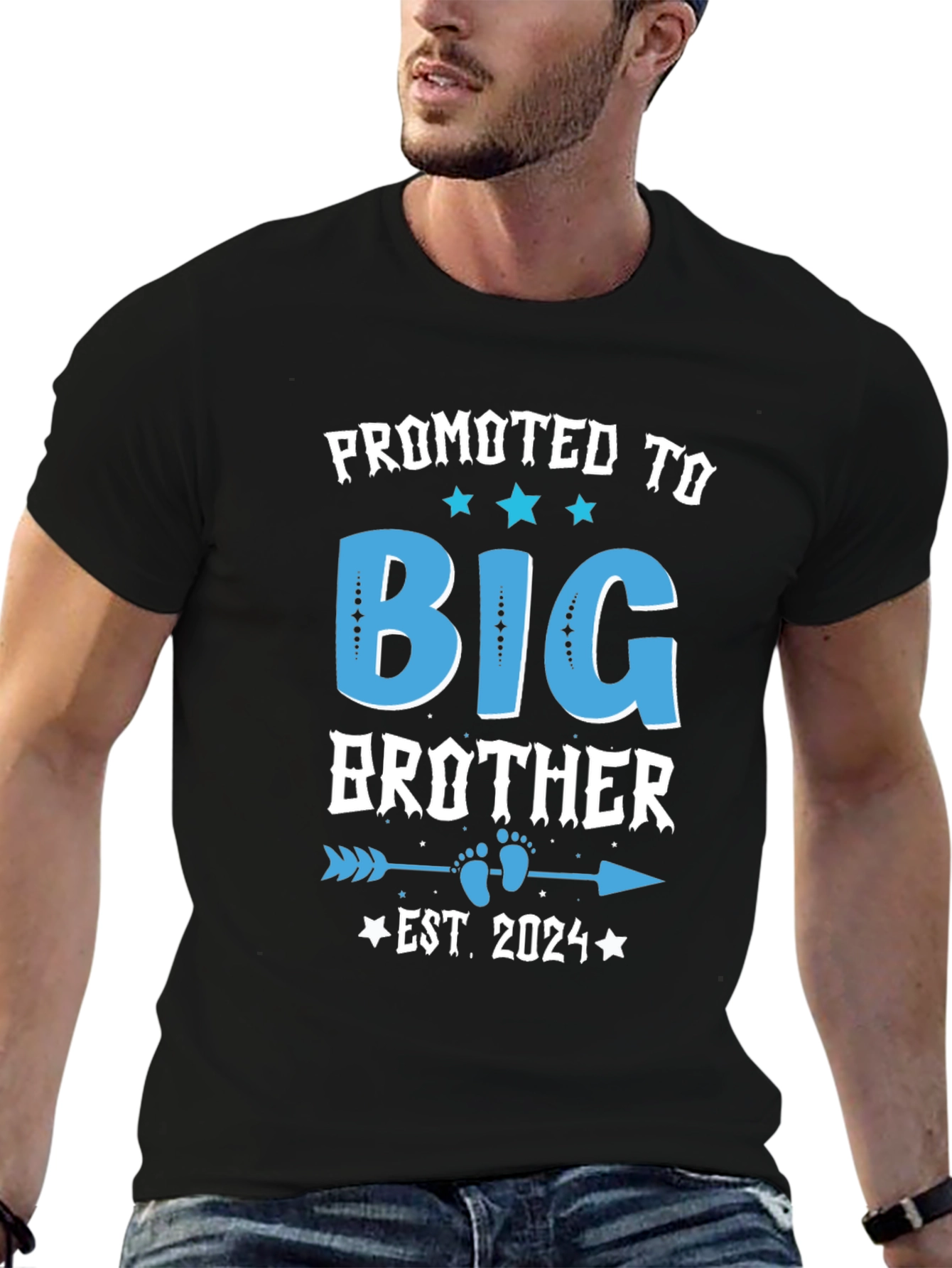 Promoted to Big Brother Est. 2024 Tee