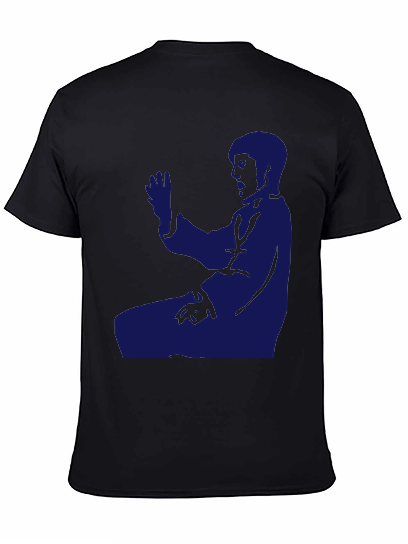 Martial Arts Silhouette T-Shirt - Black