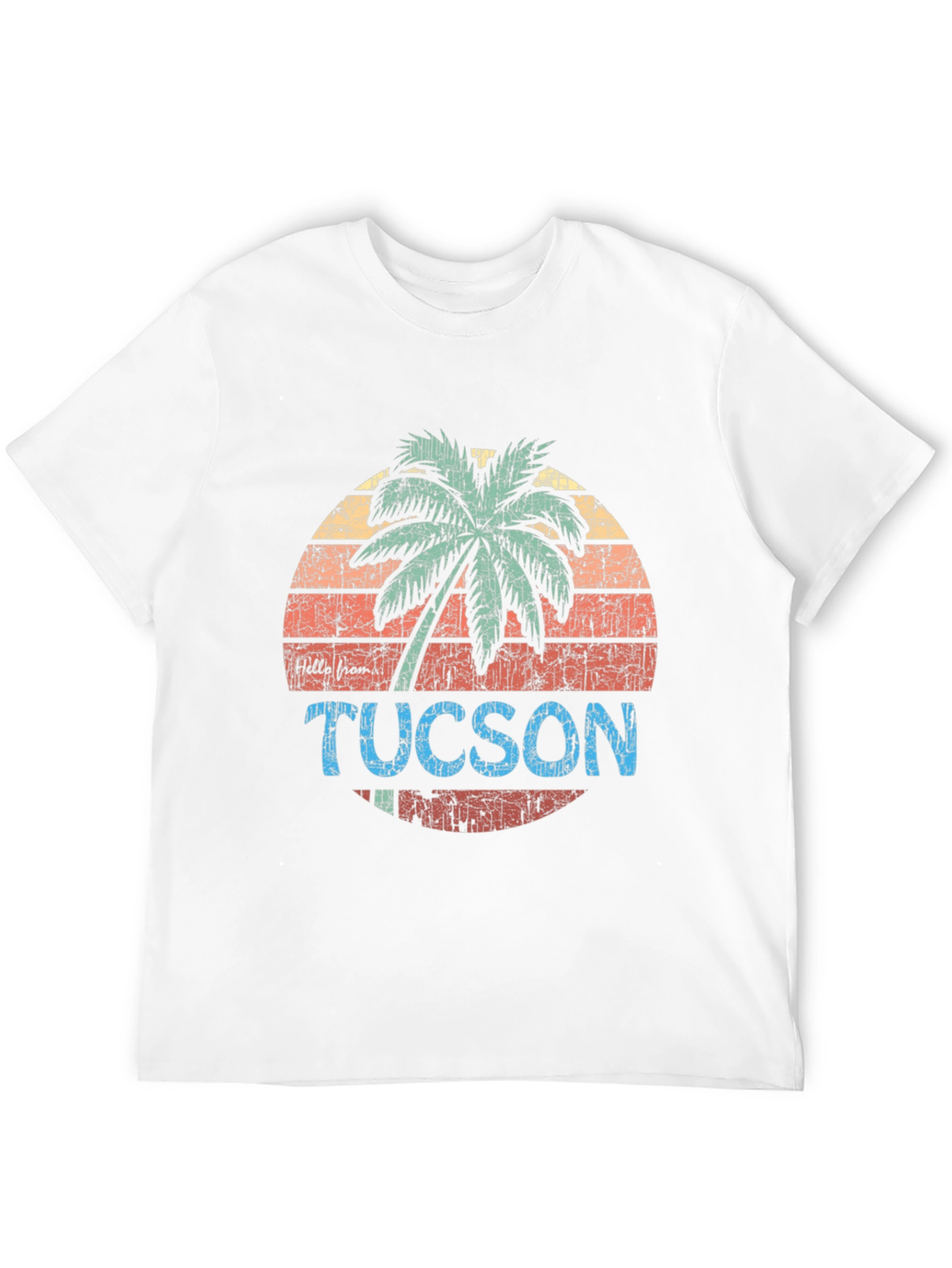 Retro Tucson Palm Tree Graphic T-Shirt