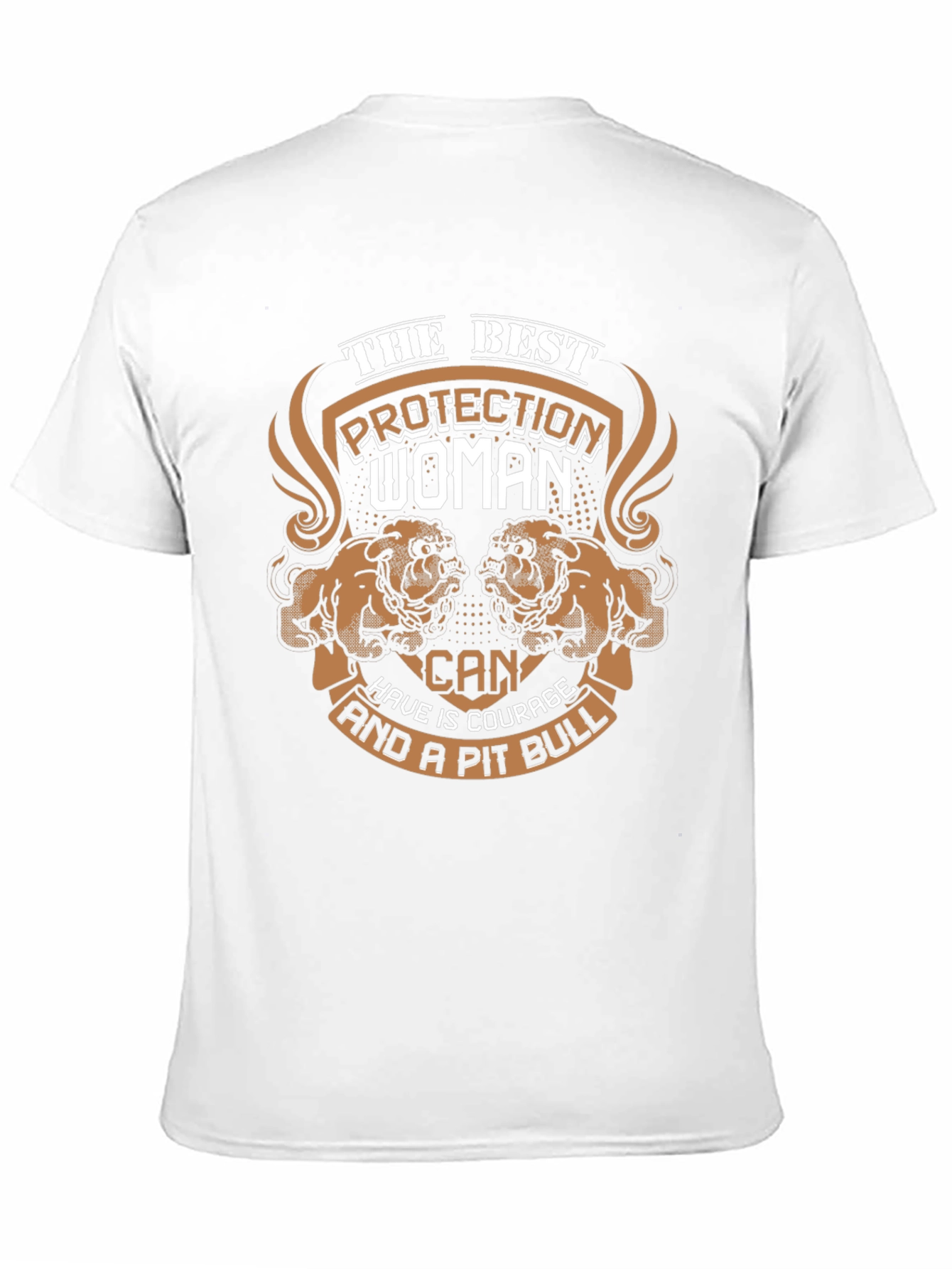 Protection Woman & Pit Bull T-Shirt