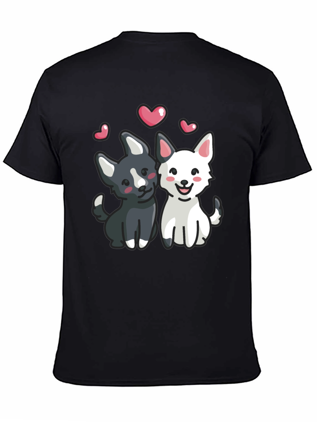 Puppy Love Graphic Tee - Black