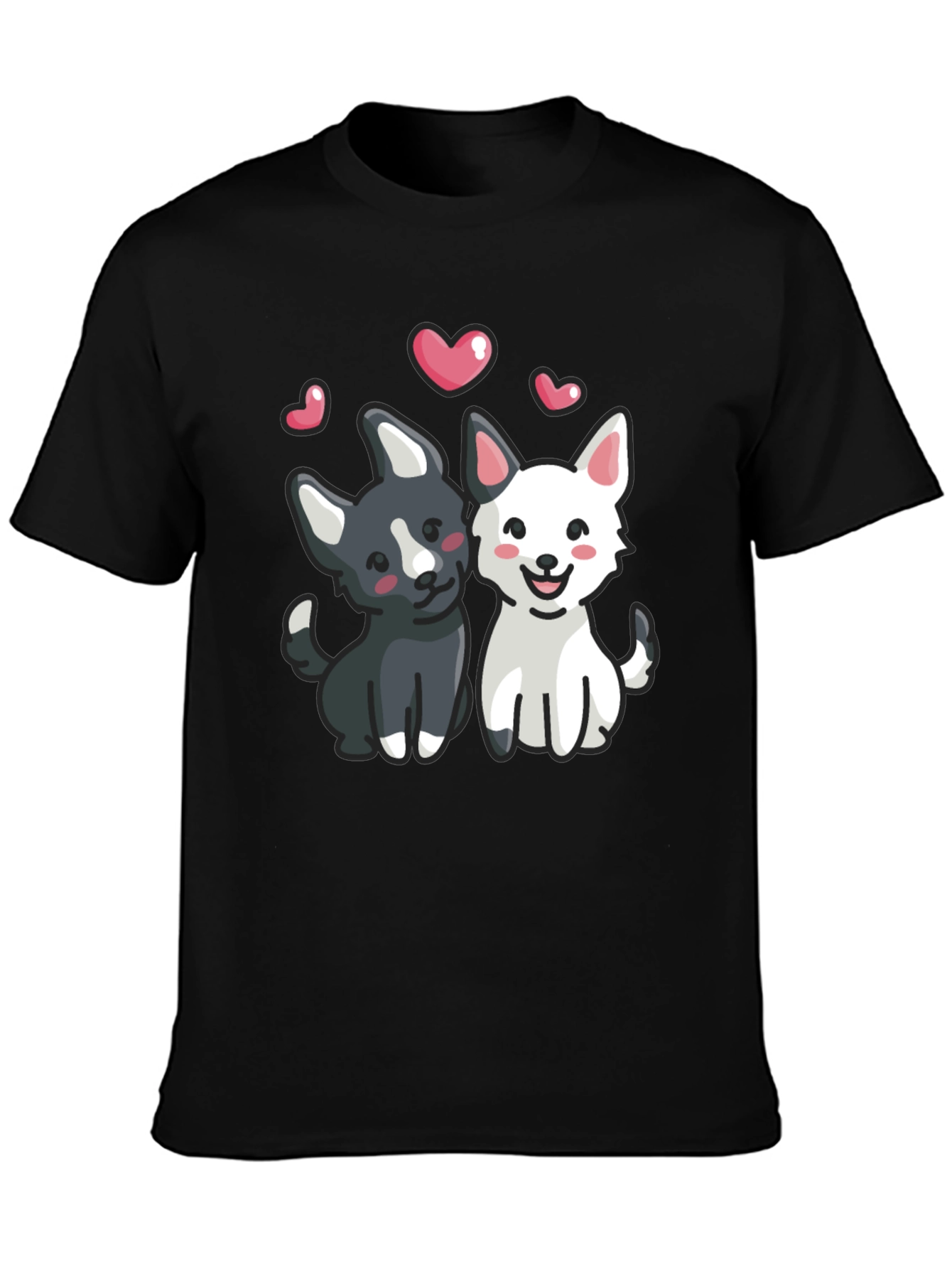 Puppy Love Graphic Tee - Black