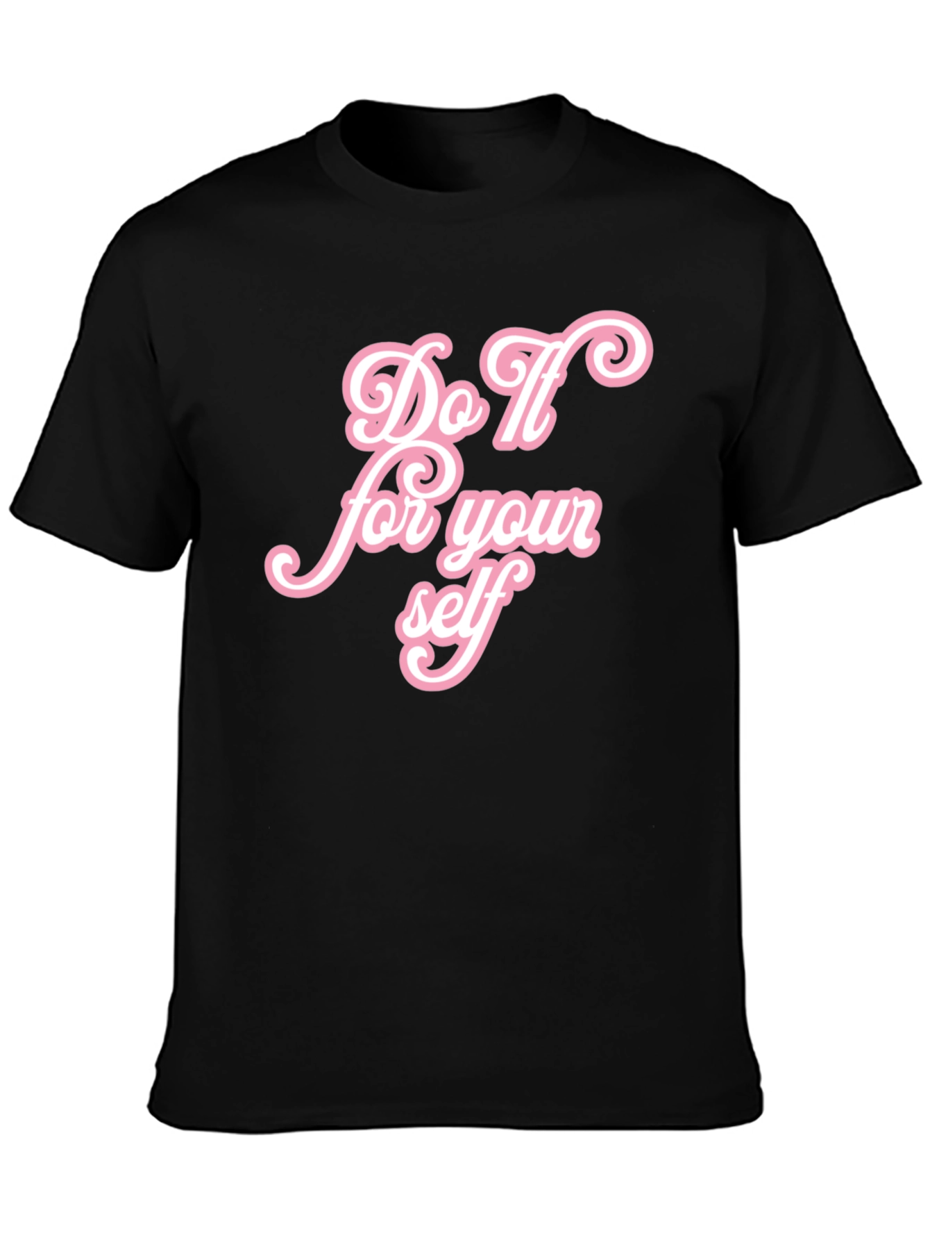 Do It For Yourself Graphic Tee - Black