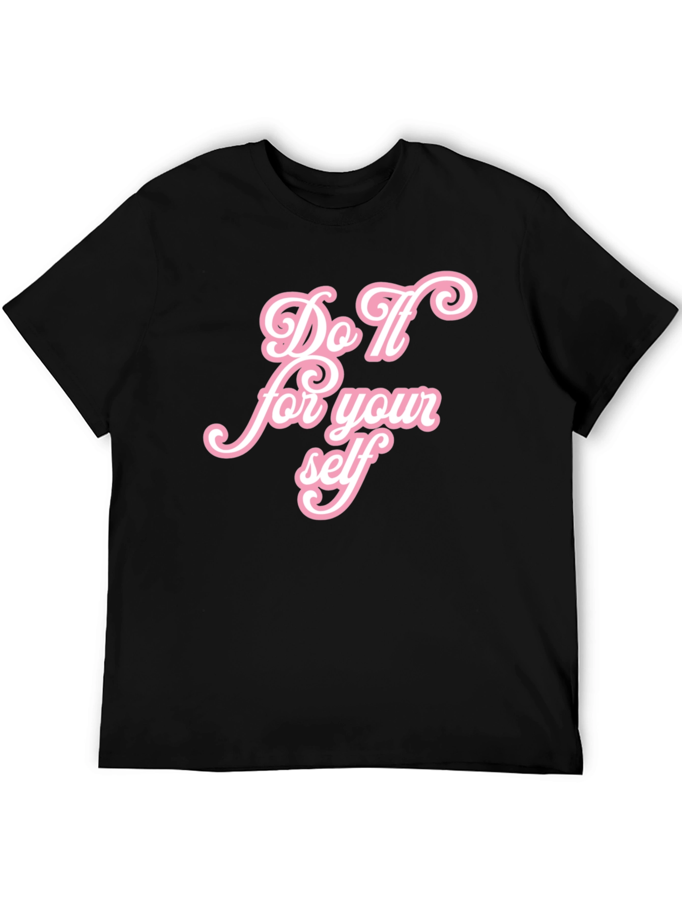Do It For Yourself Graphic Tee - Black