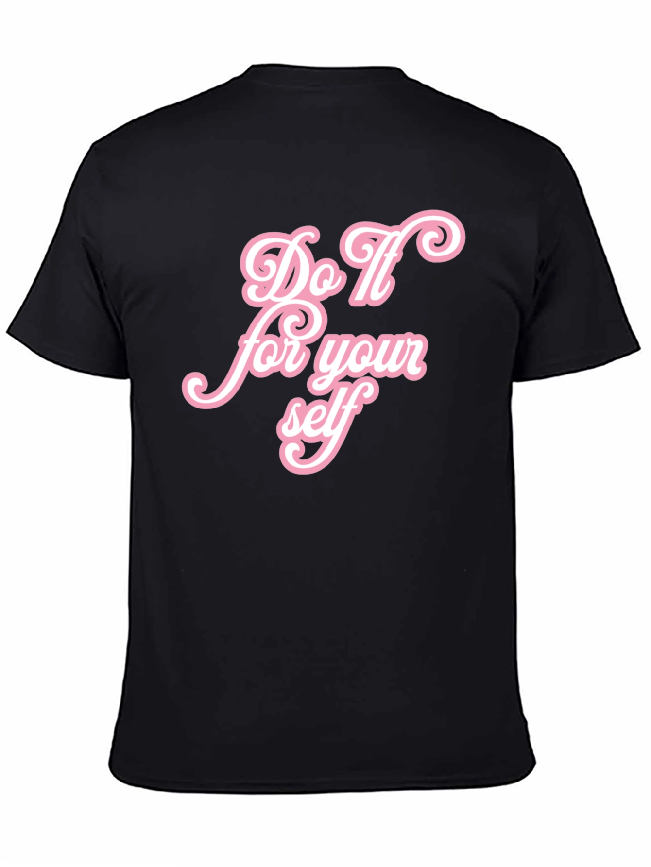 Do It For Yourself Graphic Tee - Black
