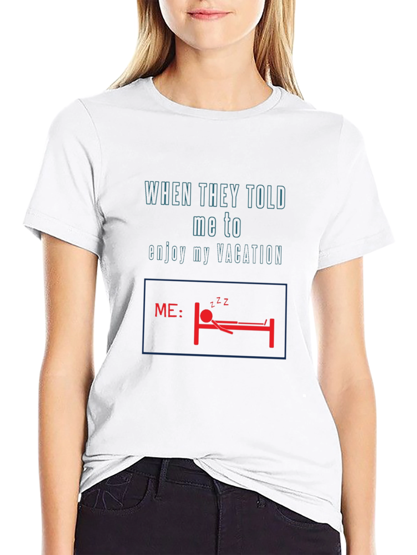 Funny Vacation Sleep T-Shirt