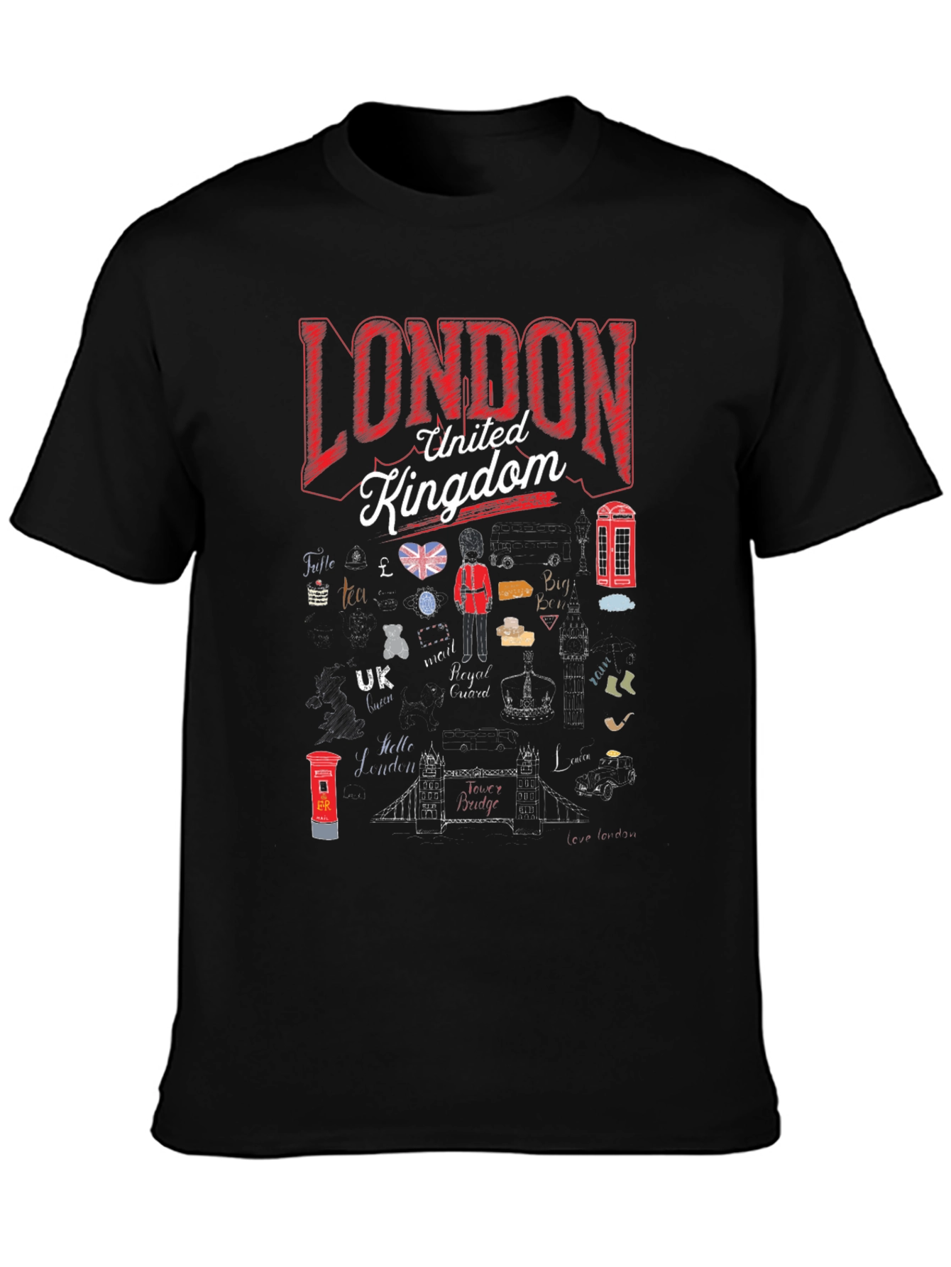 London UK Graphic T-Shirt