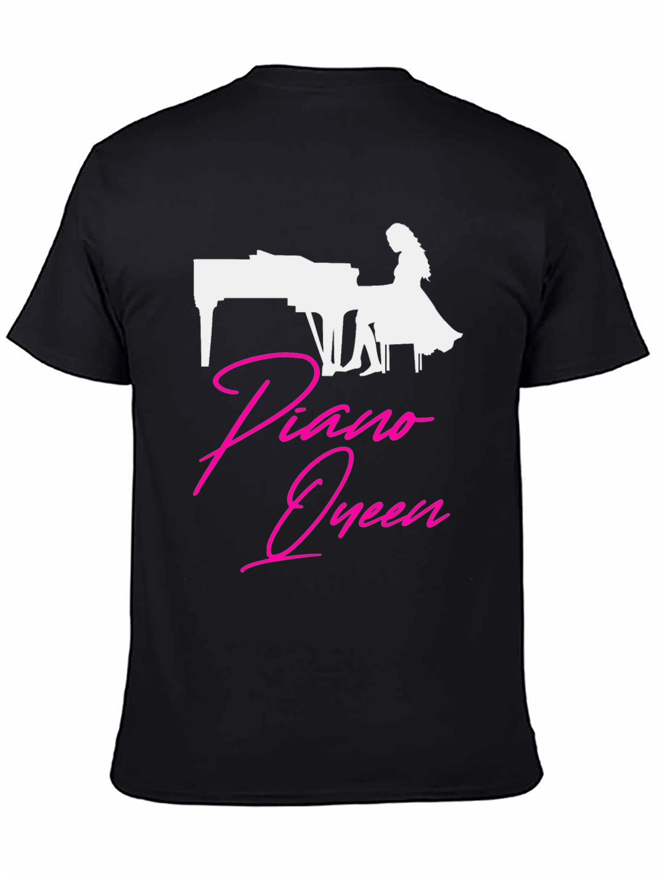 Piano Queen Graphic T-Shirt - Music Lover Tee