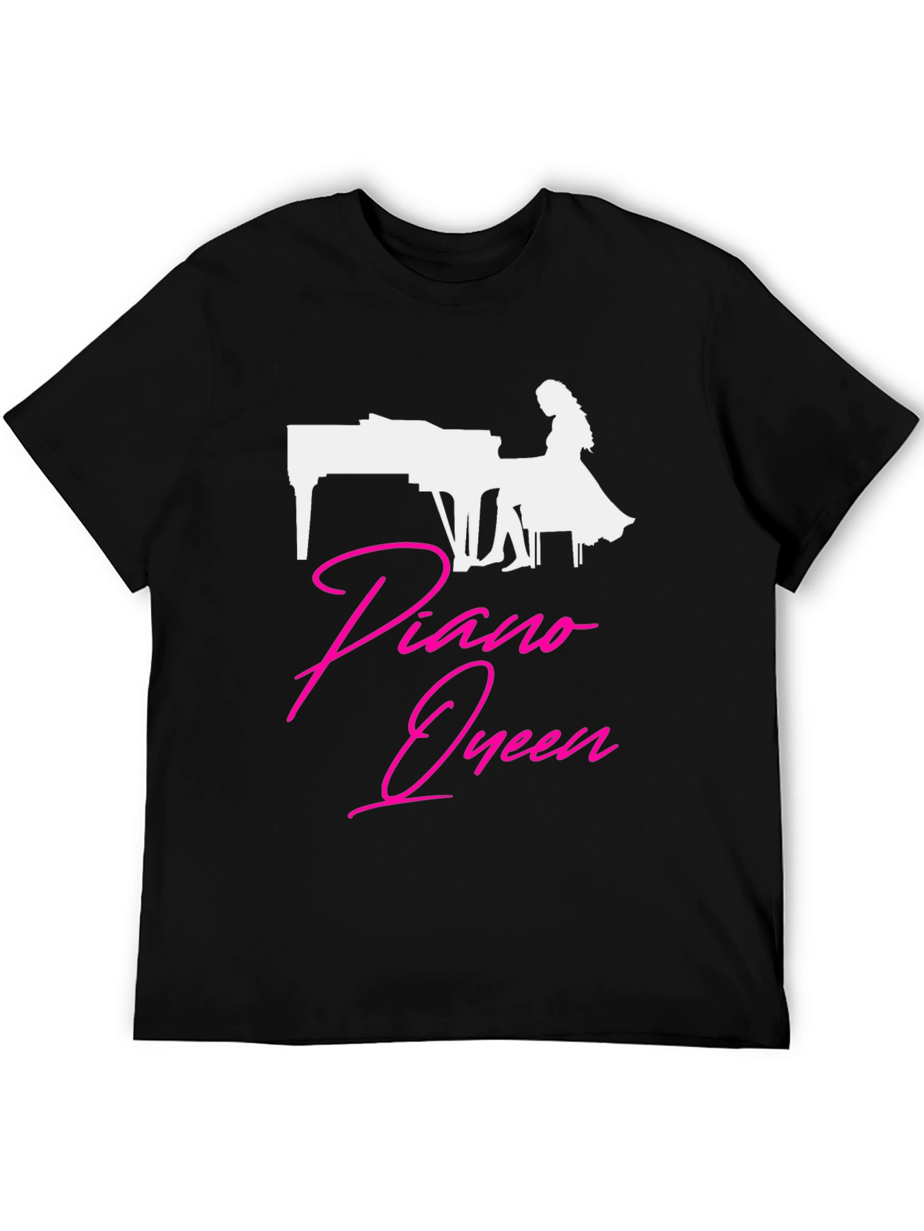Piano Queen Graphic T-Shirt - Music Lover Tee