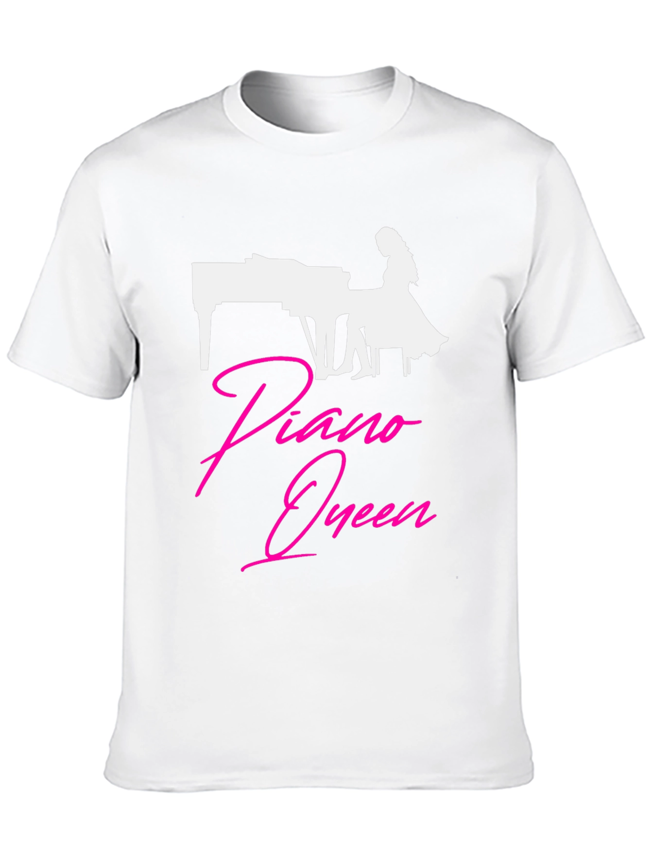 Piano Queen Graphic T-Shirt - Music Lover Tee