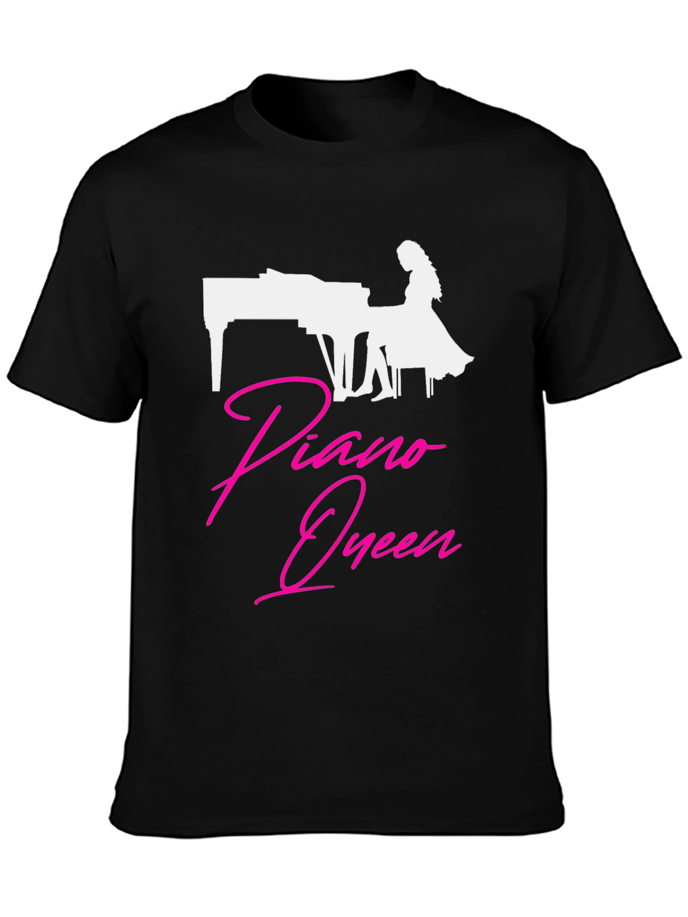 Piano Queen Graphic T-Shirt - Music Lover Tee