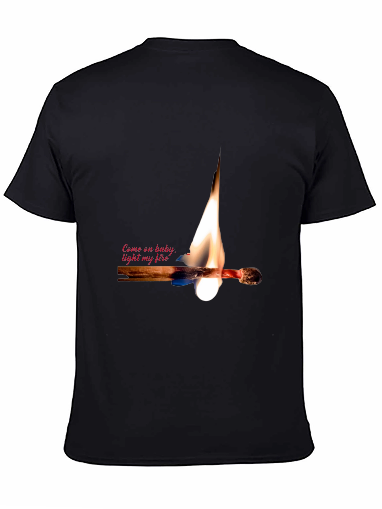 Light My Fire Graphic Tee - Black T-Shirt