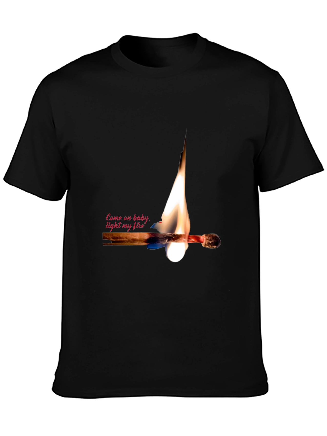 Light My Fire Graphic Tee - Black T-Shirt