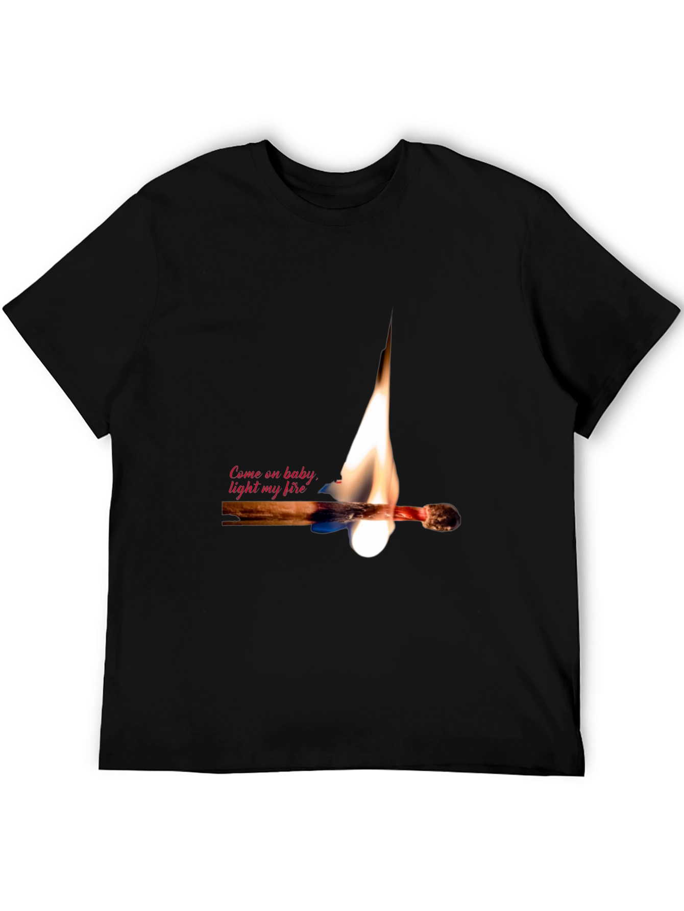 Light My Fire Graphic Tee - Black T-Shirt