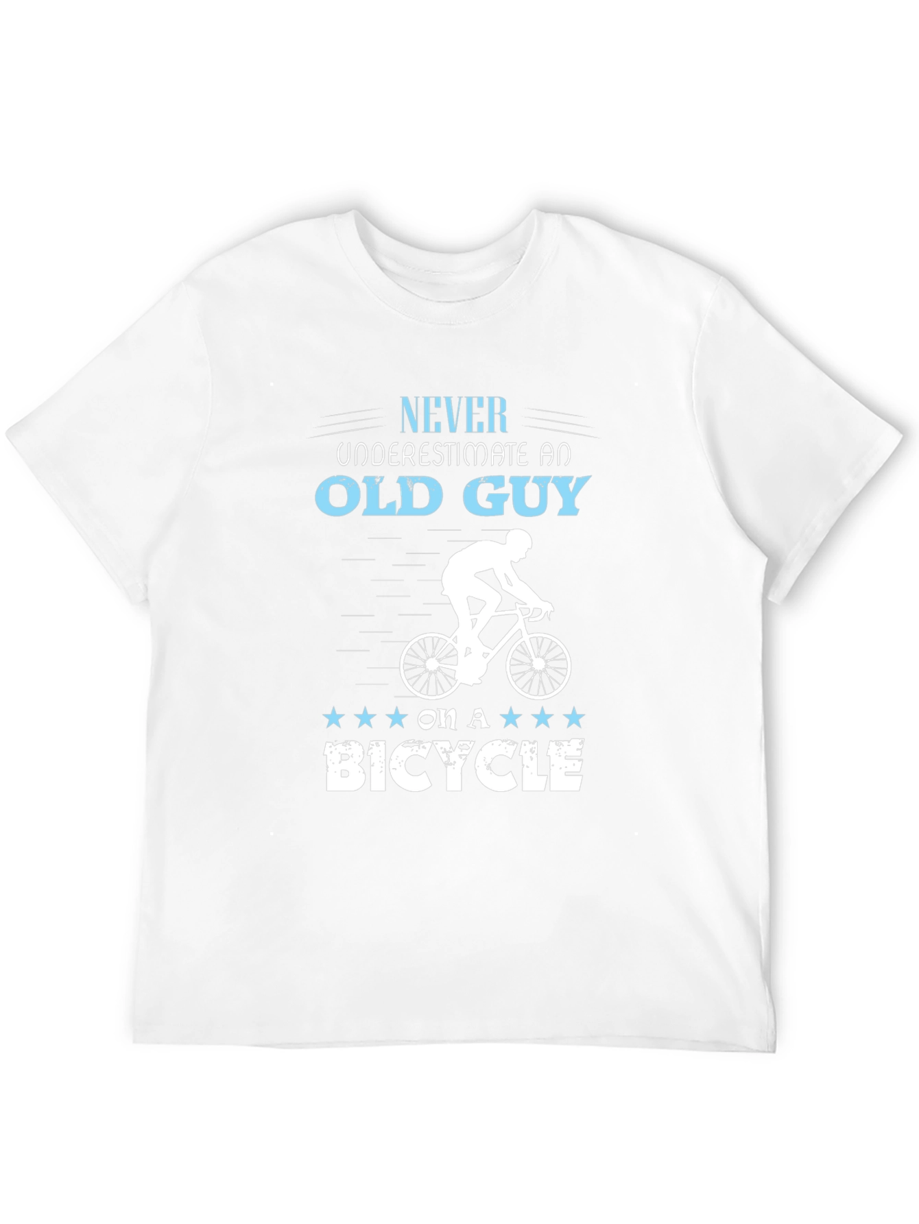 Old Guy on a Bicycle T-Shirt