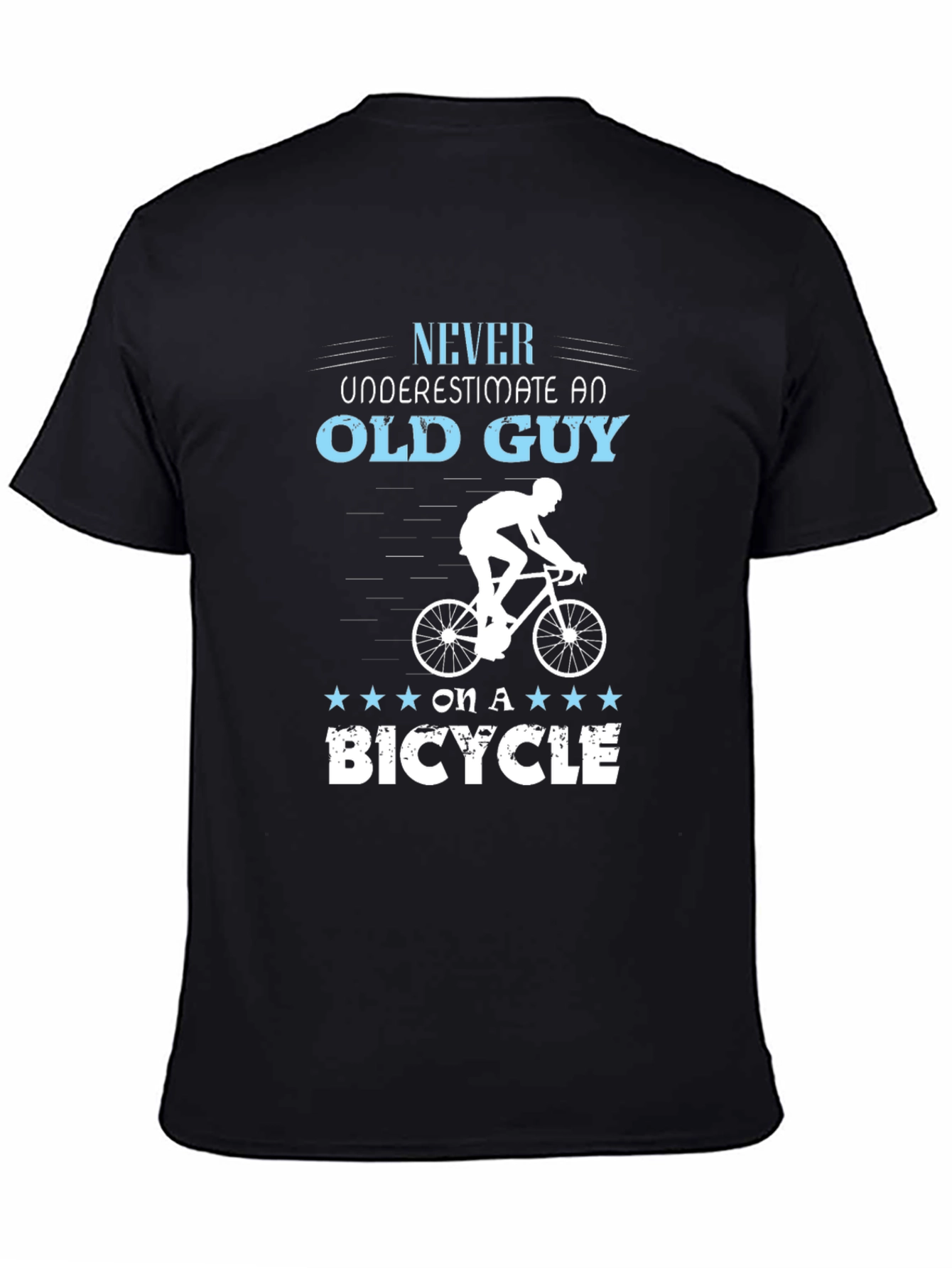 Old Guy on a Bicycle T-Shirt