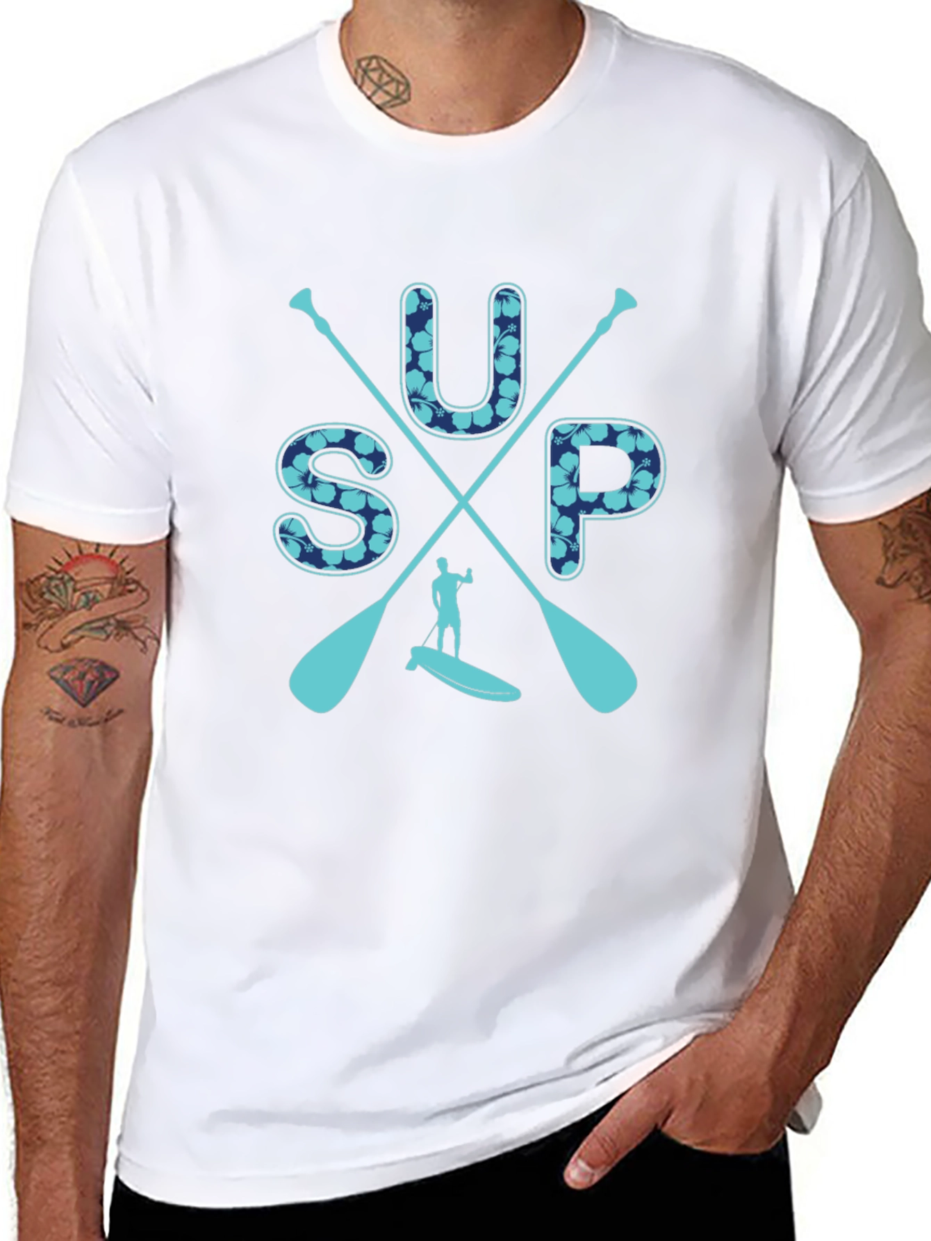SUP Paddle Boarding Graphic Tee
