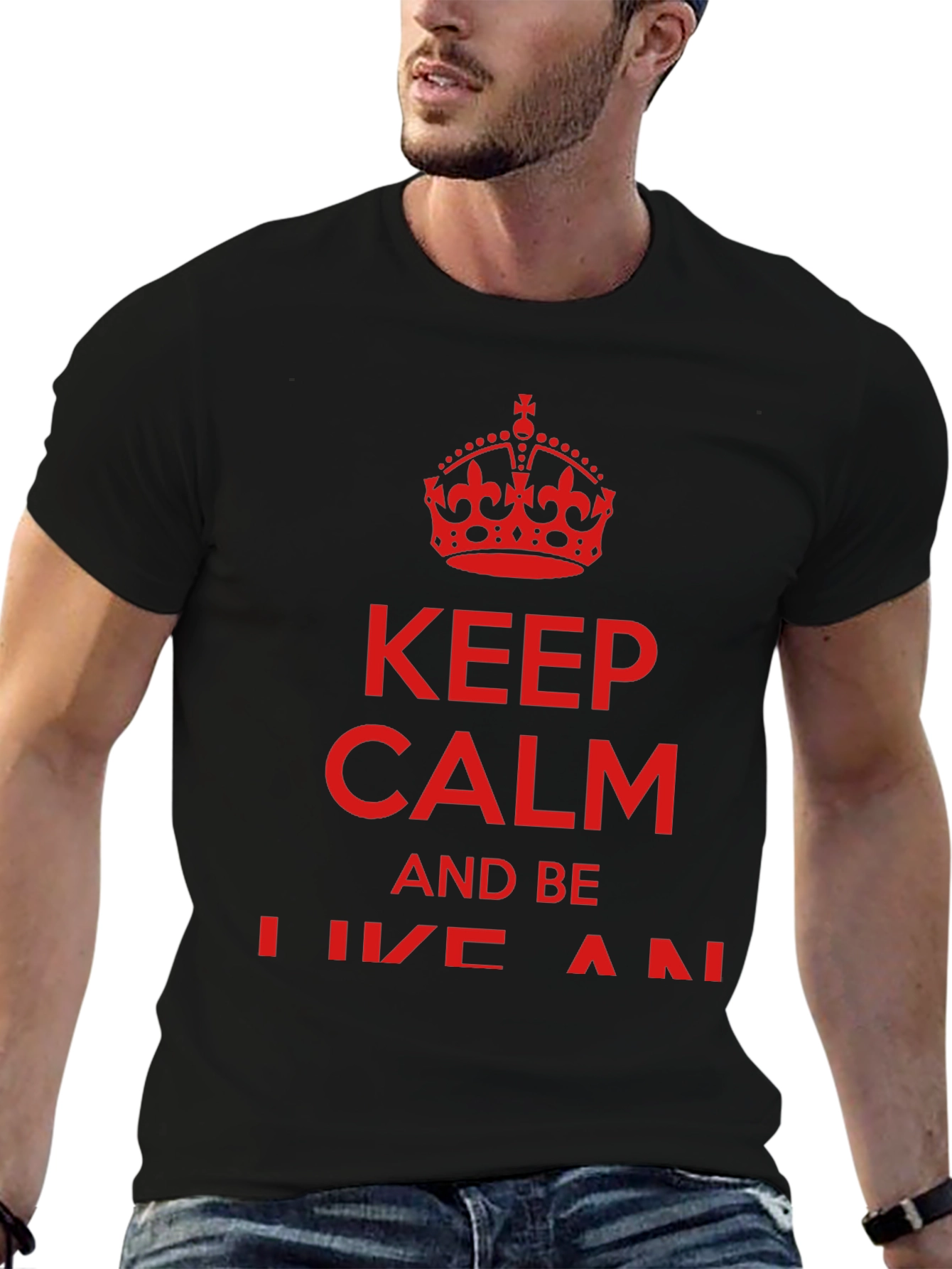 Keep Calm Crown Graphic T-Shirt