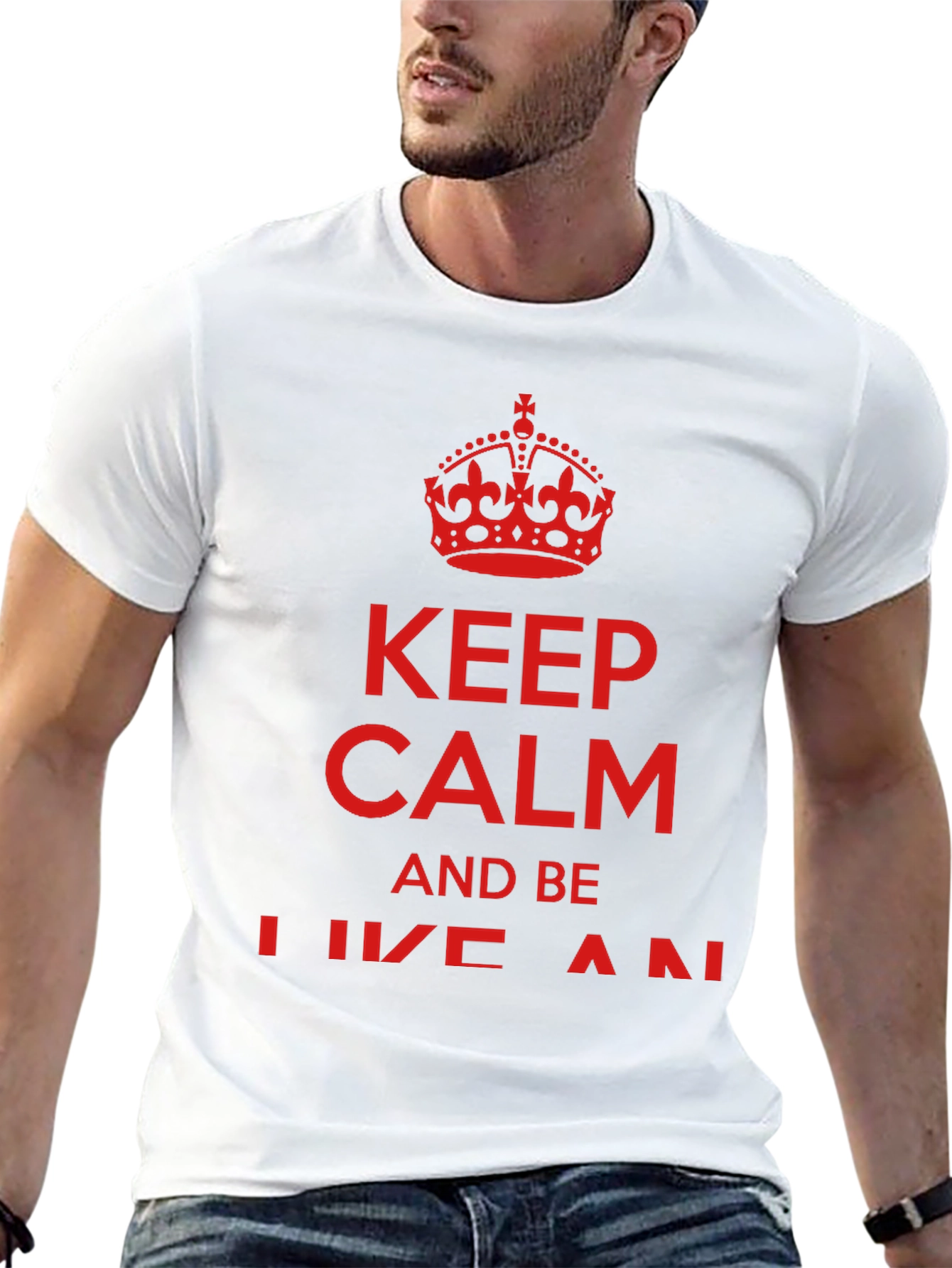 Keep Calm Crown Graphic T-Shirt