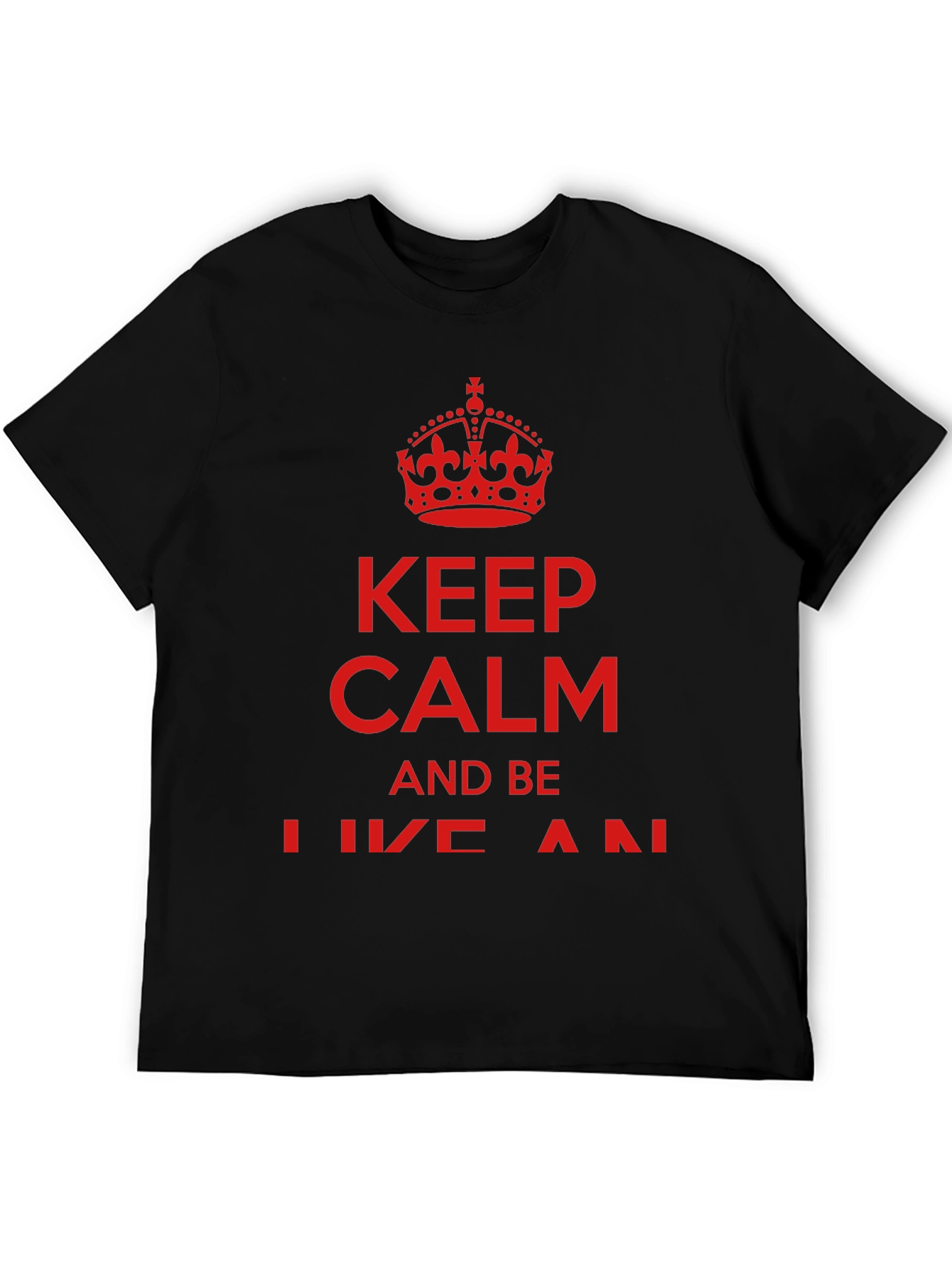 Keep Calm Crown Graphic T-Shirt