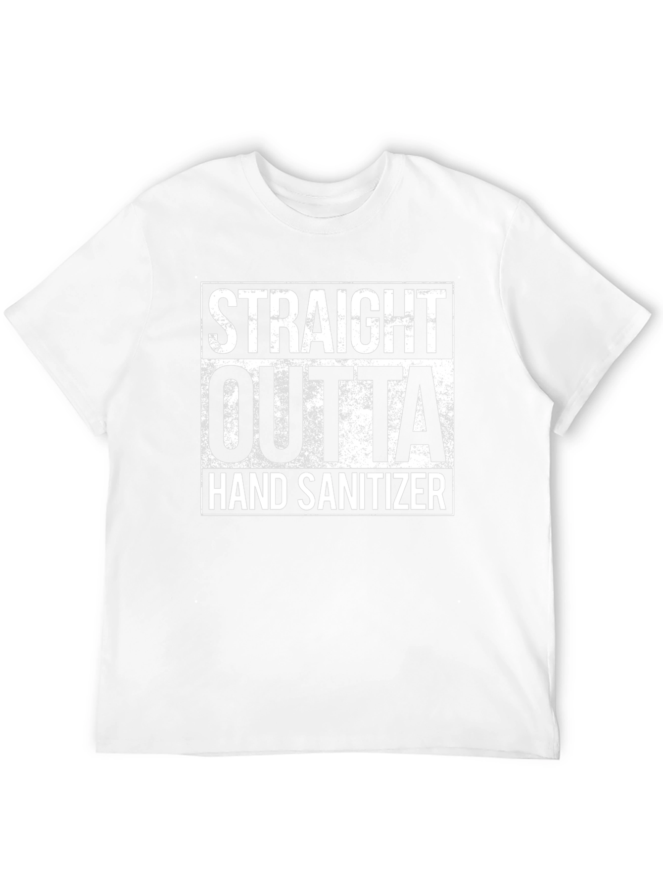 Straight Outta Hand Sanitizer Black T-Shirt
