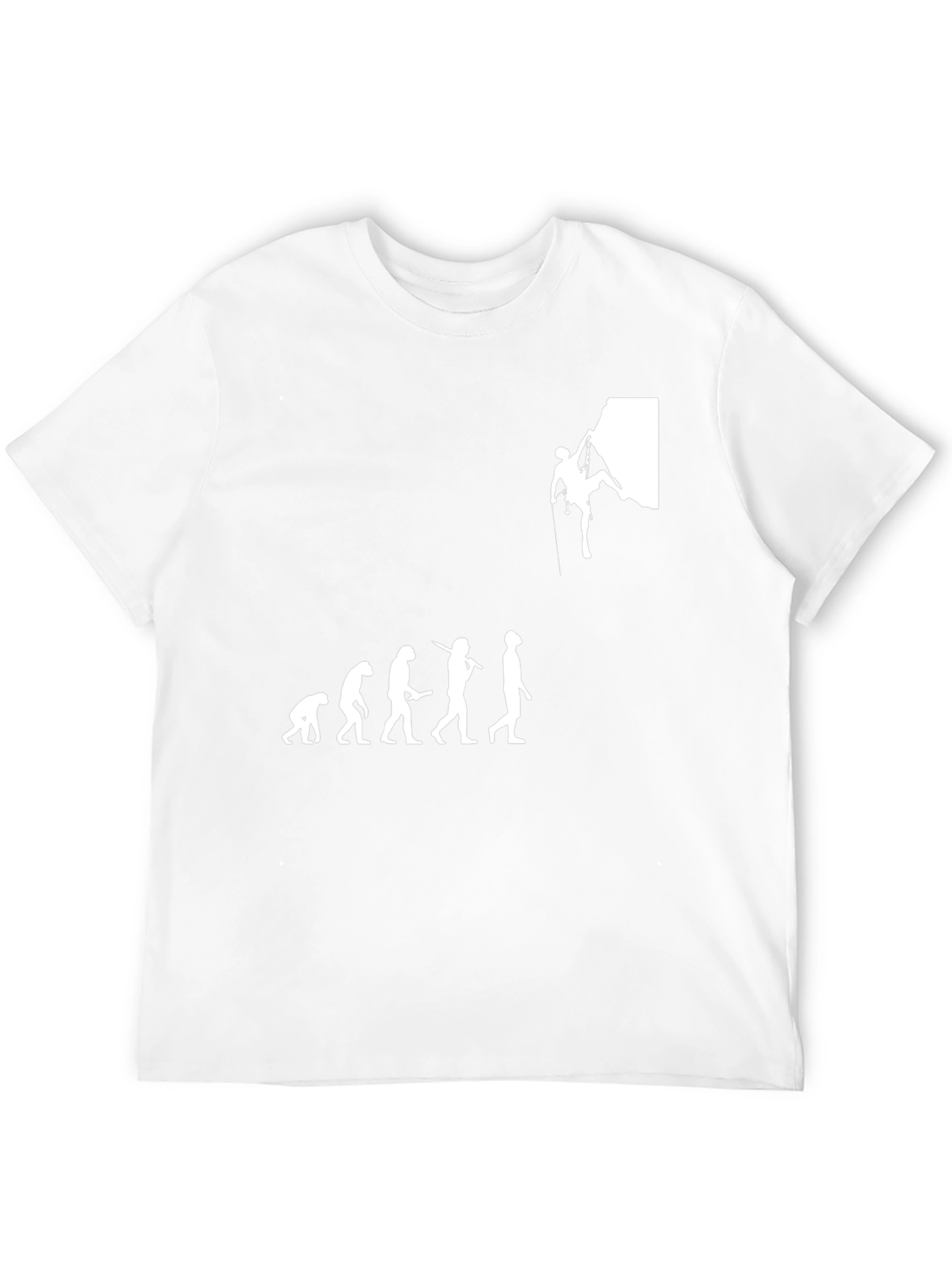 Evolution of Climbing Black T-Shirt
