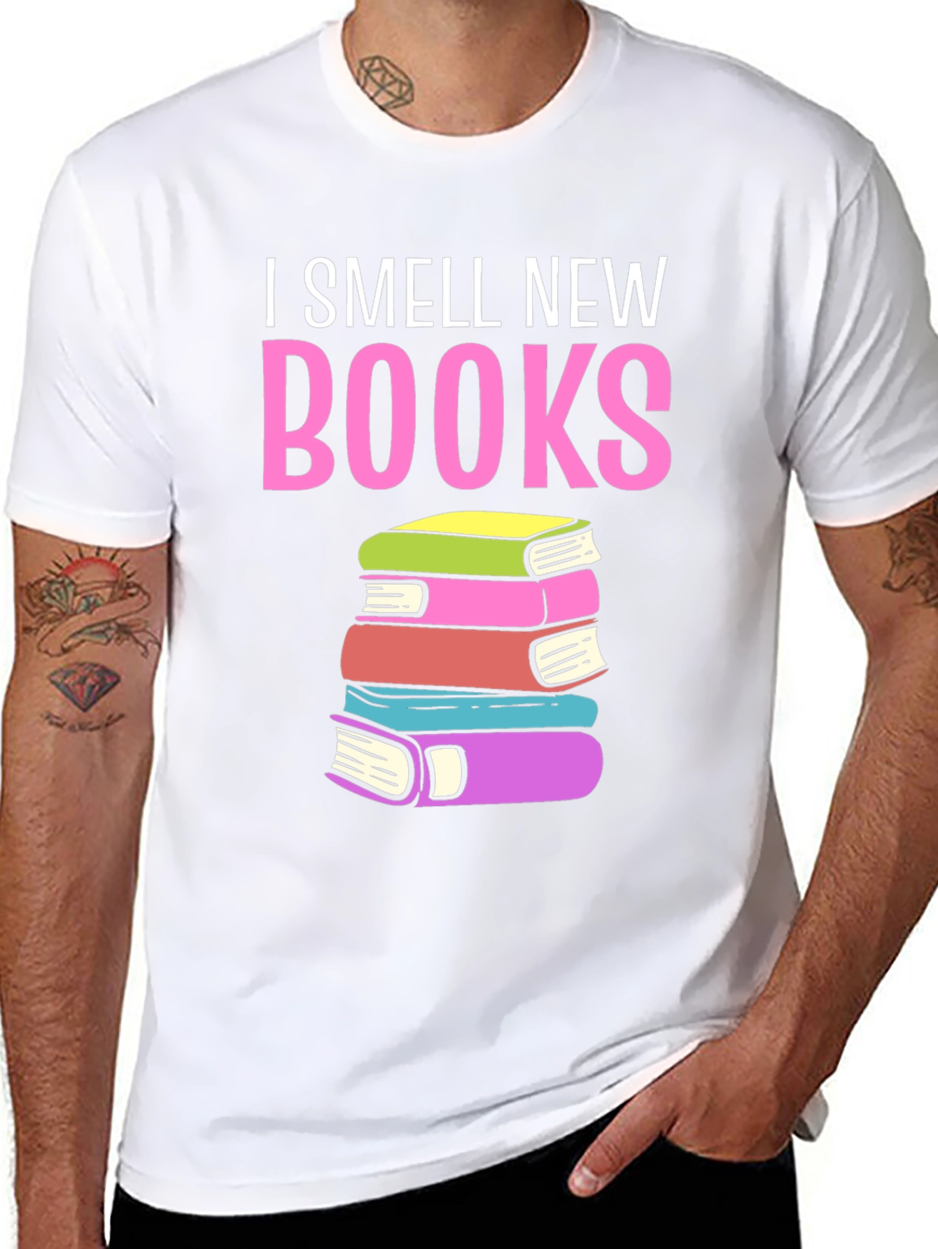 I Smell New Books Graphic Tee
