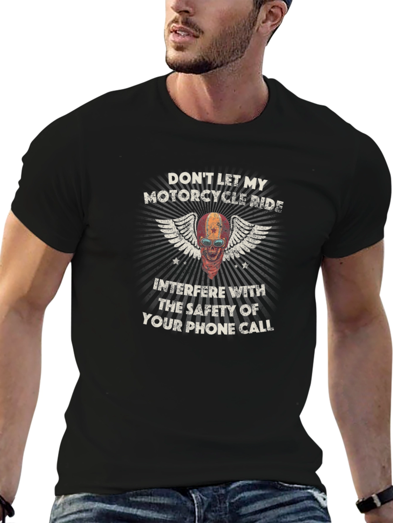Motorcycle Ride T-Shirt - Safety First!