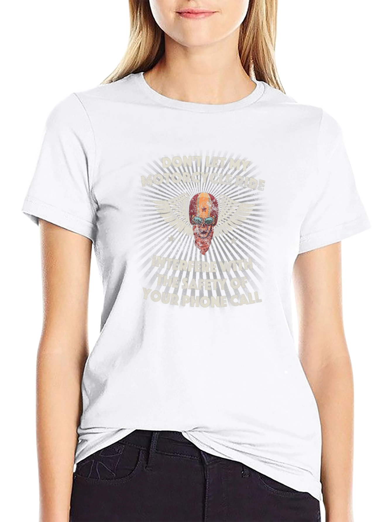 Motorcycle Ride T-Shirt - Safety First!